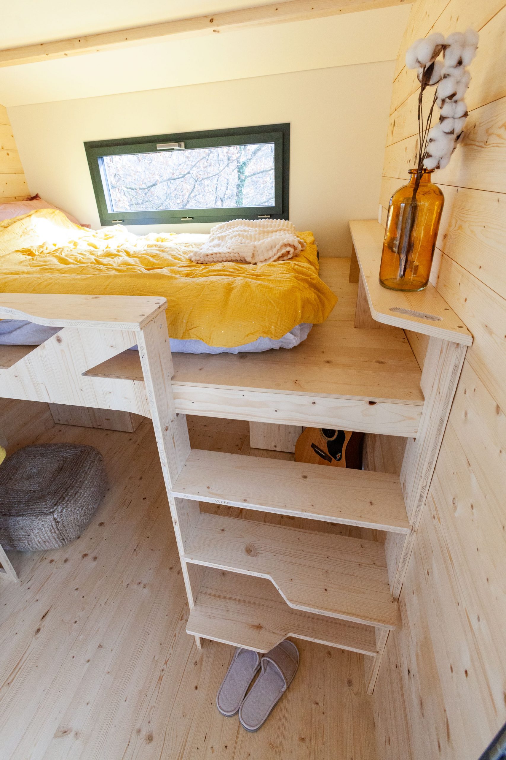 intérieur tiny house française Plume