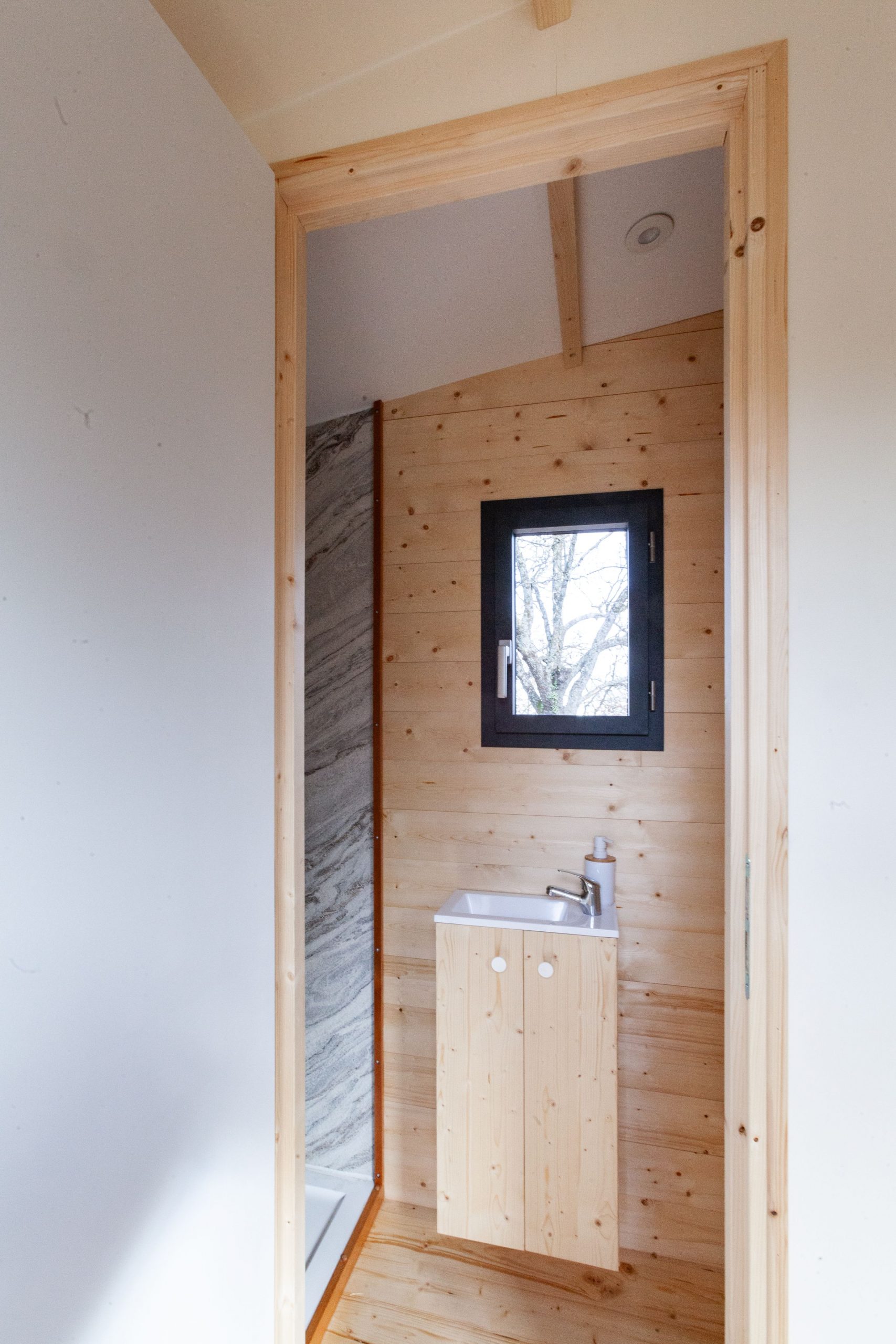 intérieur tiny house française Plume