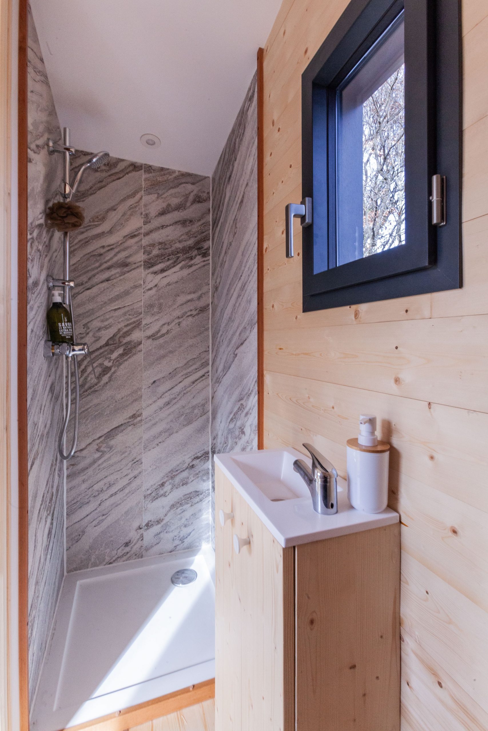 intérieur tiny house française Plume