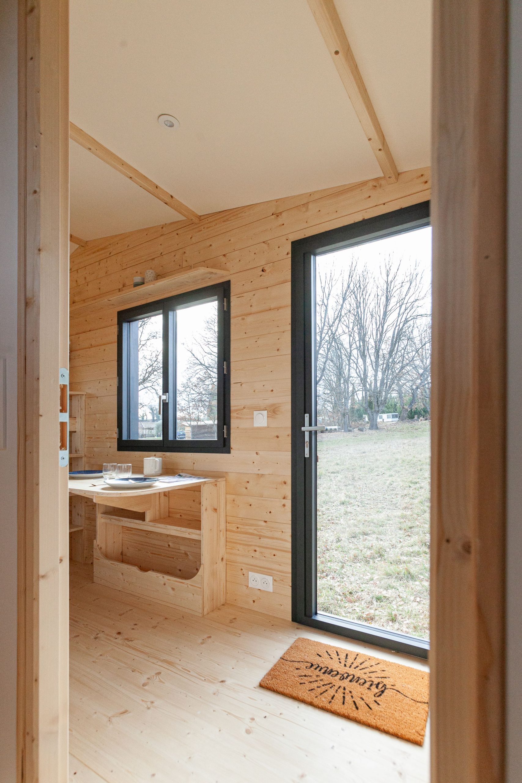 intérieur tiny house française Plume