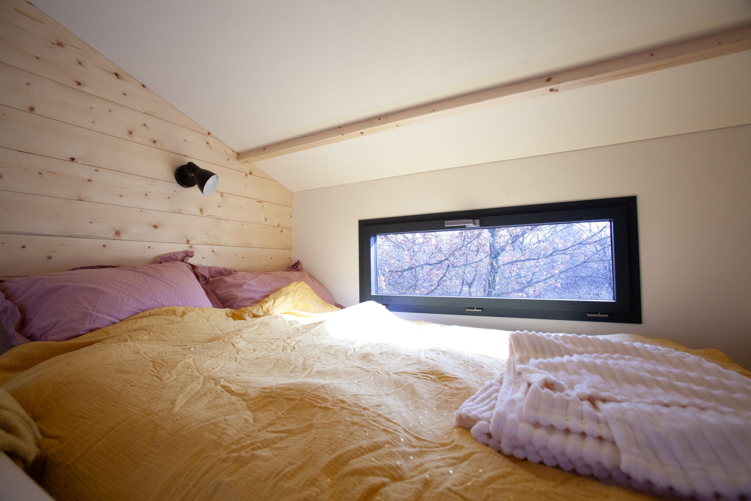 intérieur tiny house française Plume
