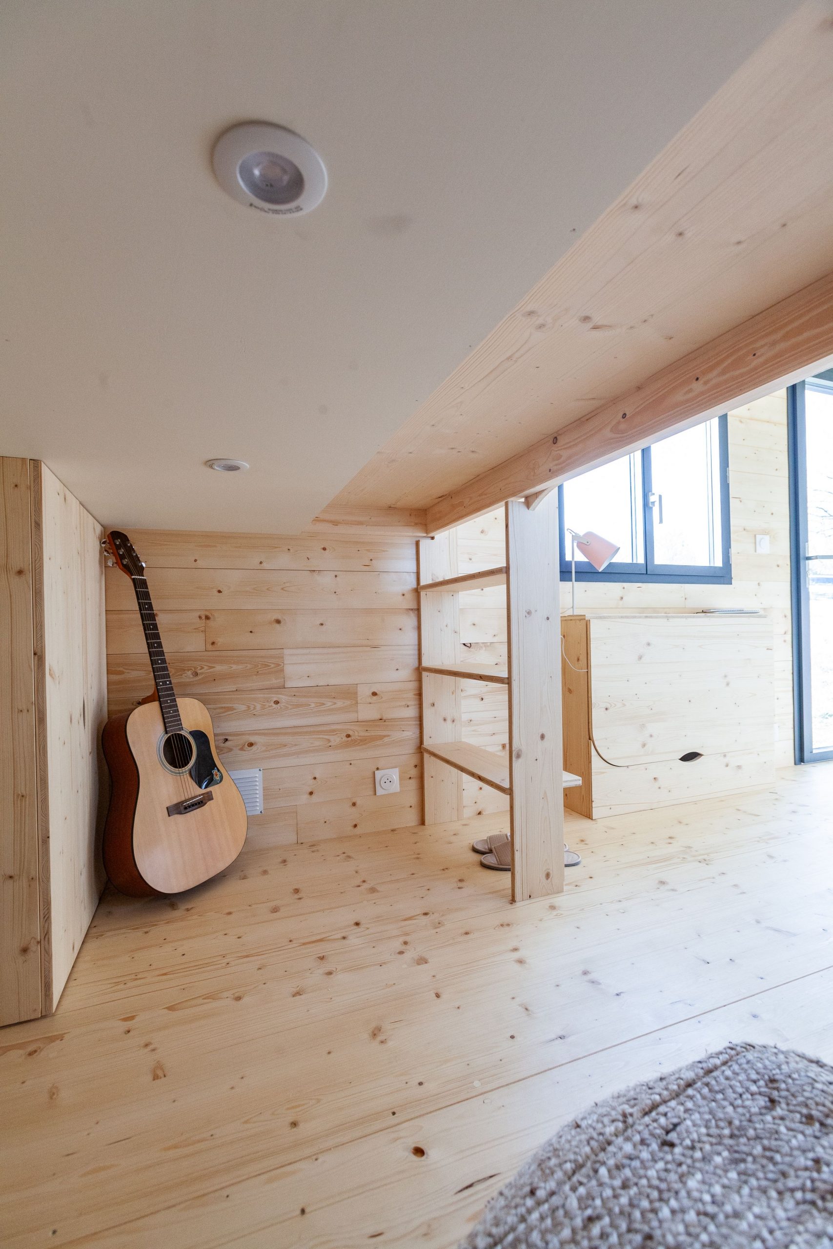 intérieur tiny house française Plume