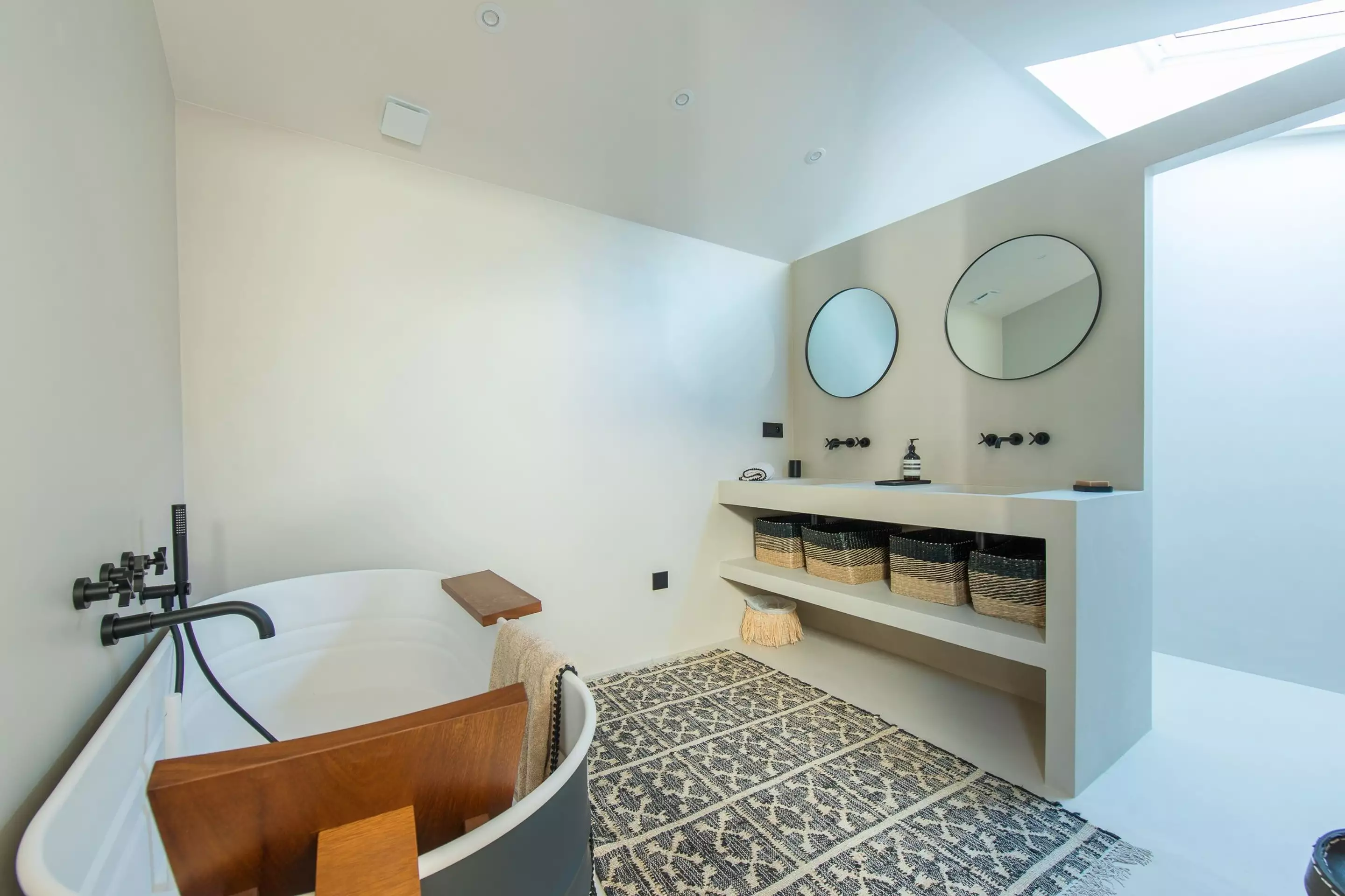 salle de bain maison en bois Villa Esmée Arcachon salle de bain maison en bois Villa Esmée Arcachon