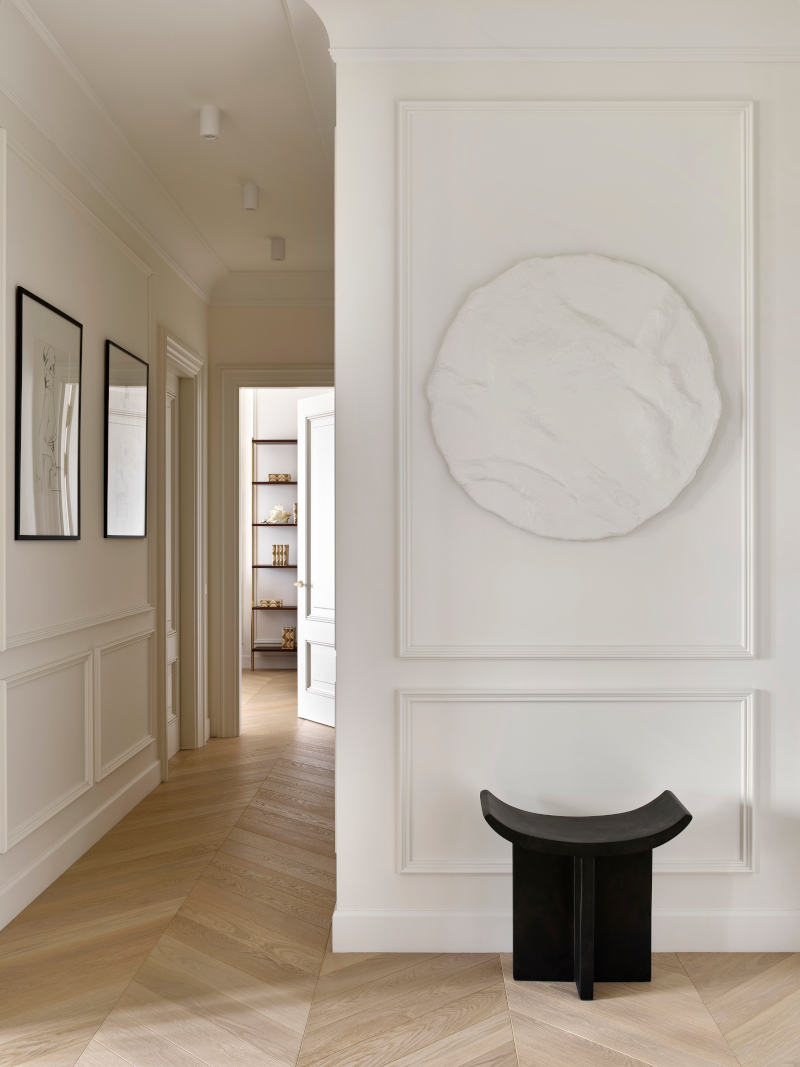 entrée appartement haussmannien décoration contemporaine entrée appartement haussmannien décoration contemporaine