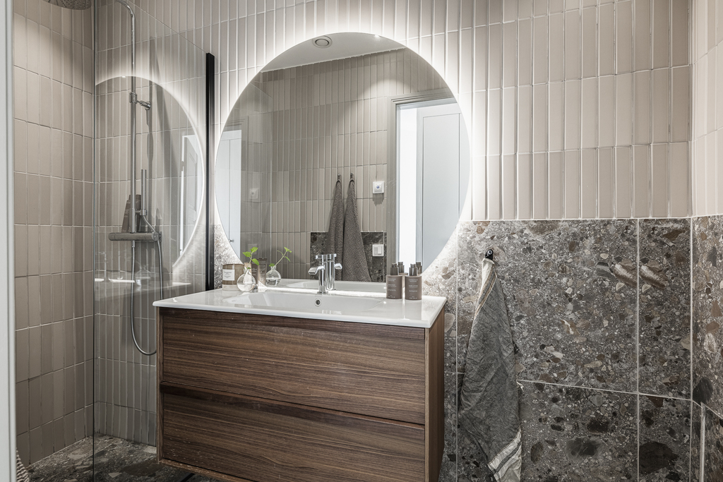 salle de bain design beige décoration scandinave salle de bain design beige décoration scandinave