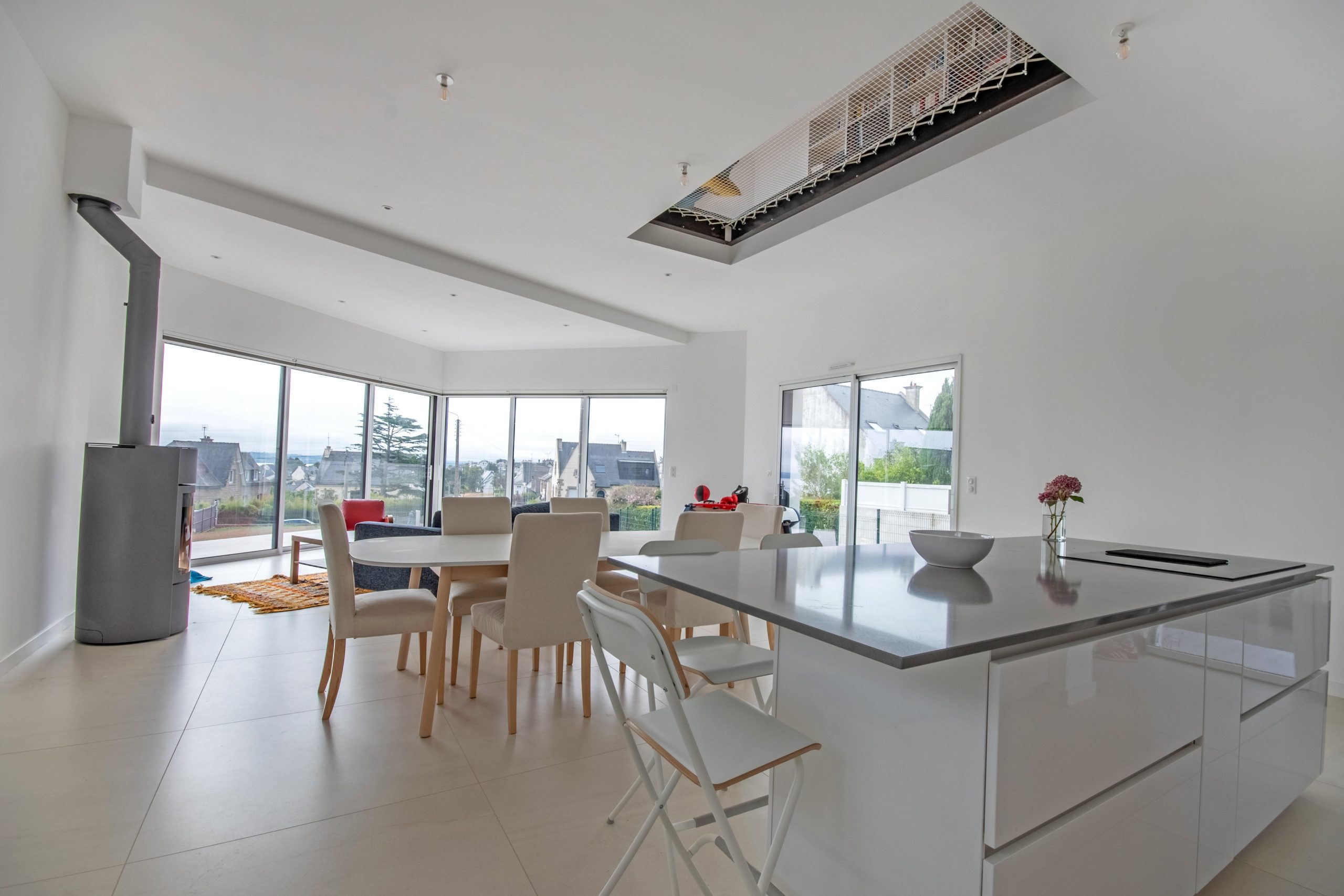 salon maison Bretagne par architecte