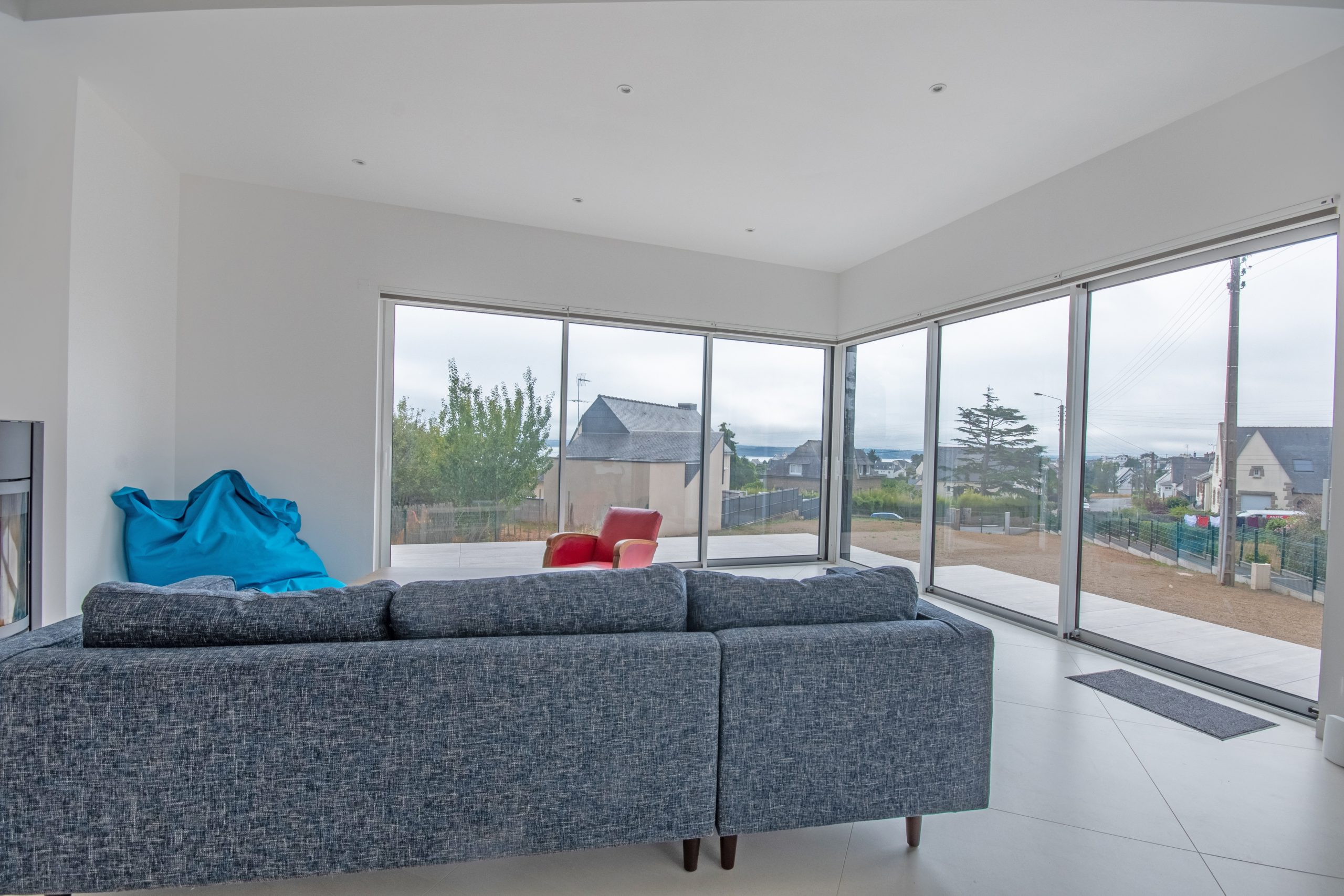 salon maison Bretagne par architecte