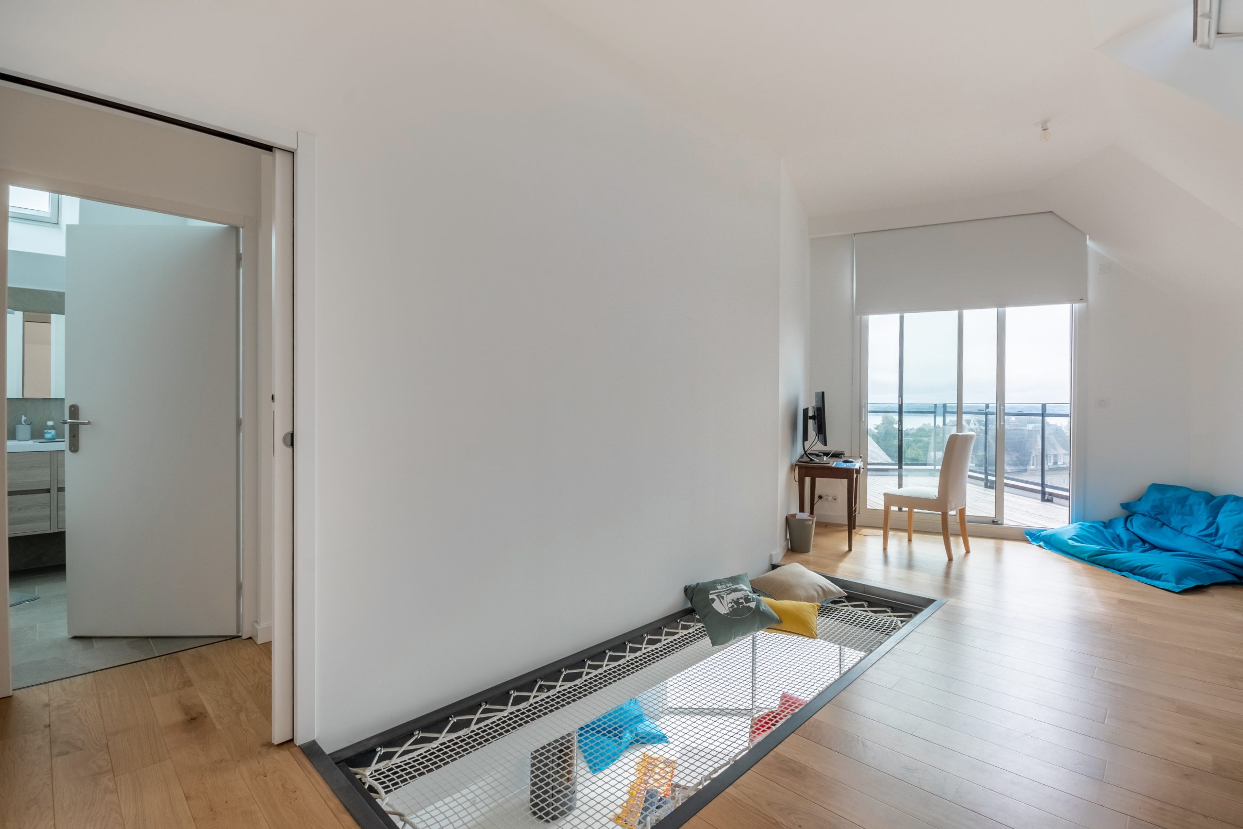 mezzanine avec filet