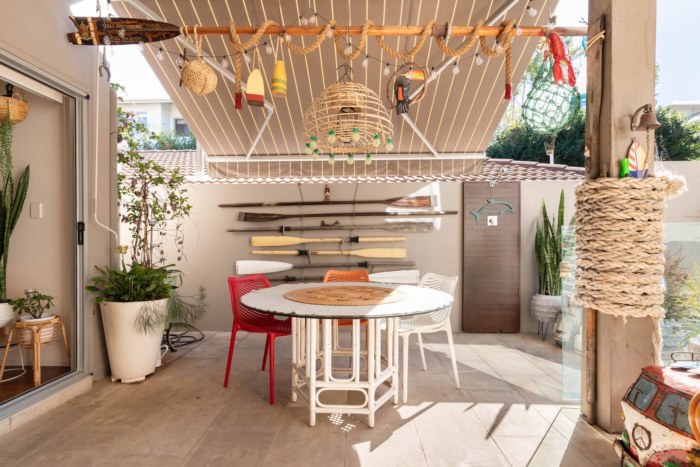 terrasse surf décoration contemporaine et colorée