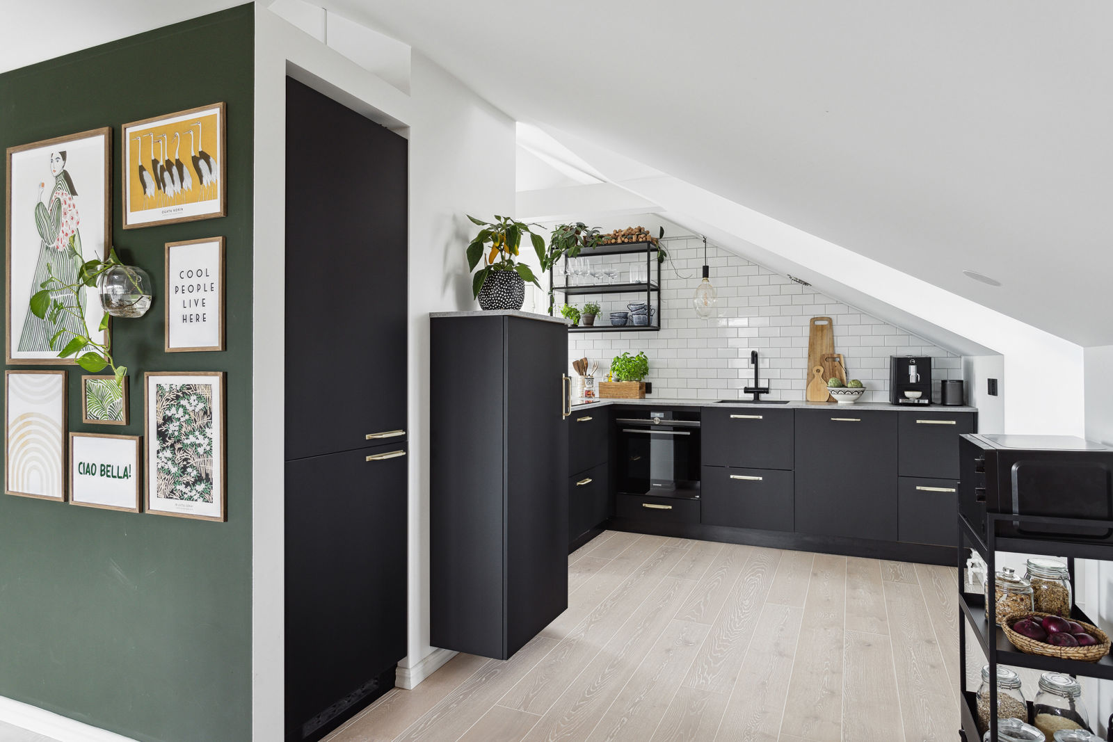 cuisine ouverte design noire cuisine ouverte design noire