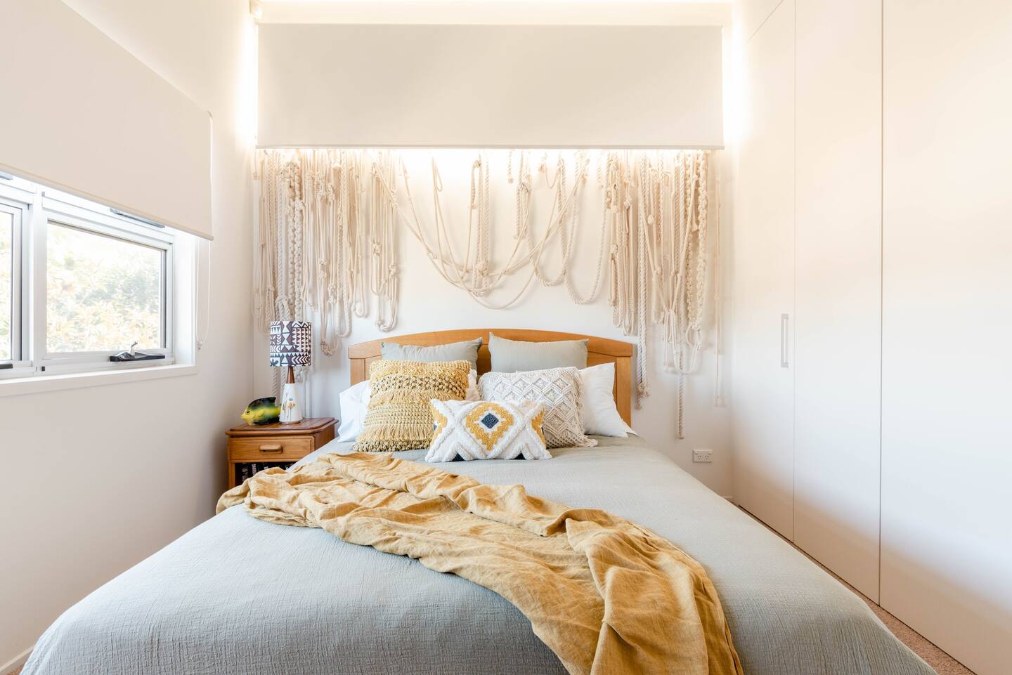 chambre macramé décoration contemporaine