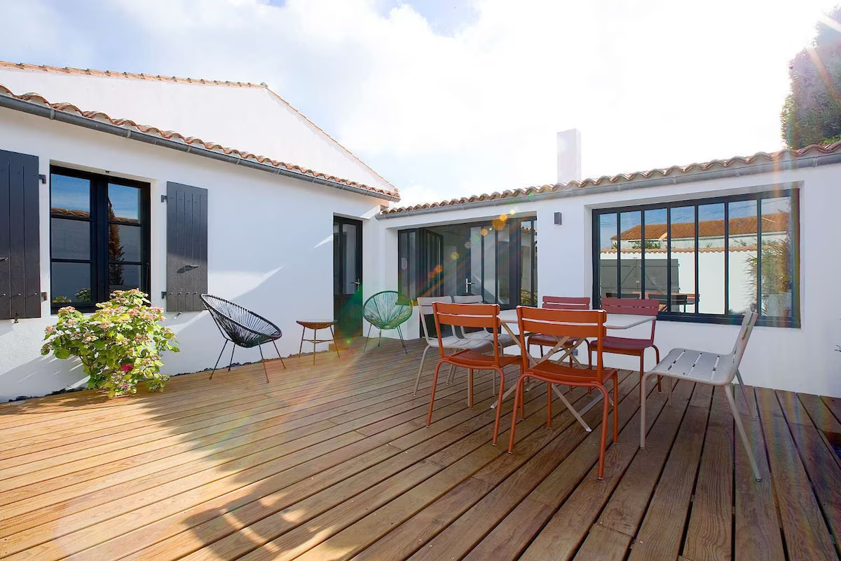 terrasse maison Ile de Ré