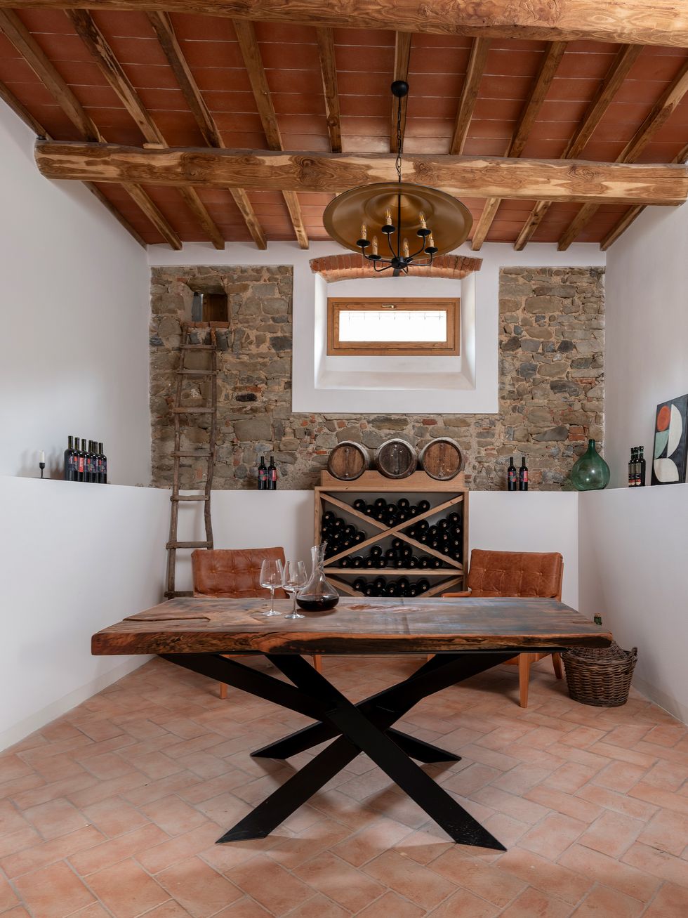cave à vin décoration rustique chic Campo Sasso cave à vin décoration rustique chic Campo Sasso