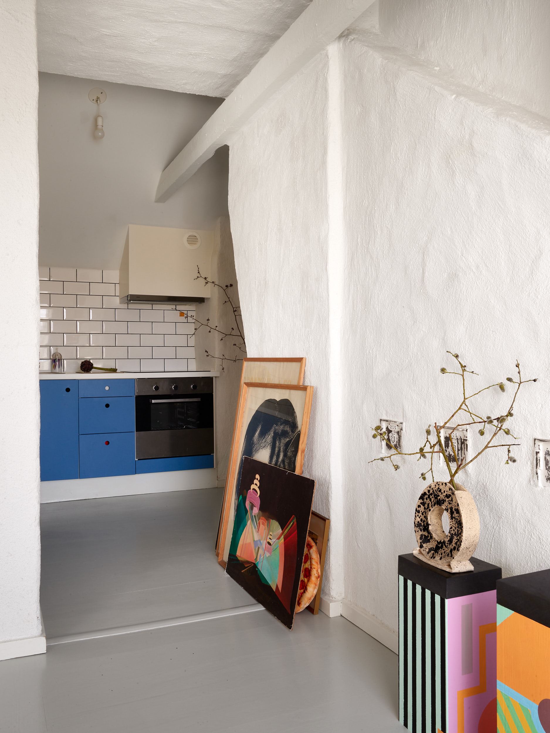 cuisine bleue décoration design studio 42m2 cuisine bleue décoration design studio 42m2