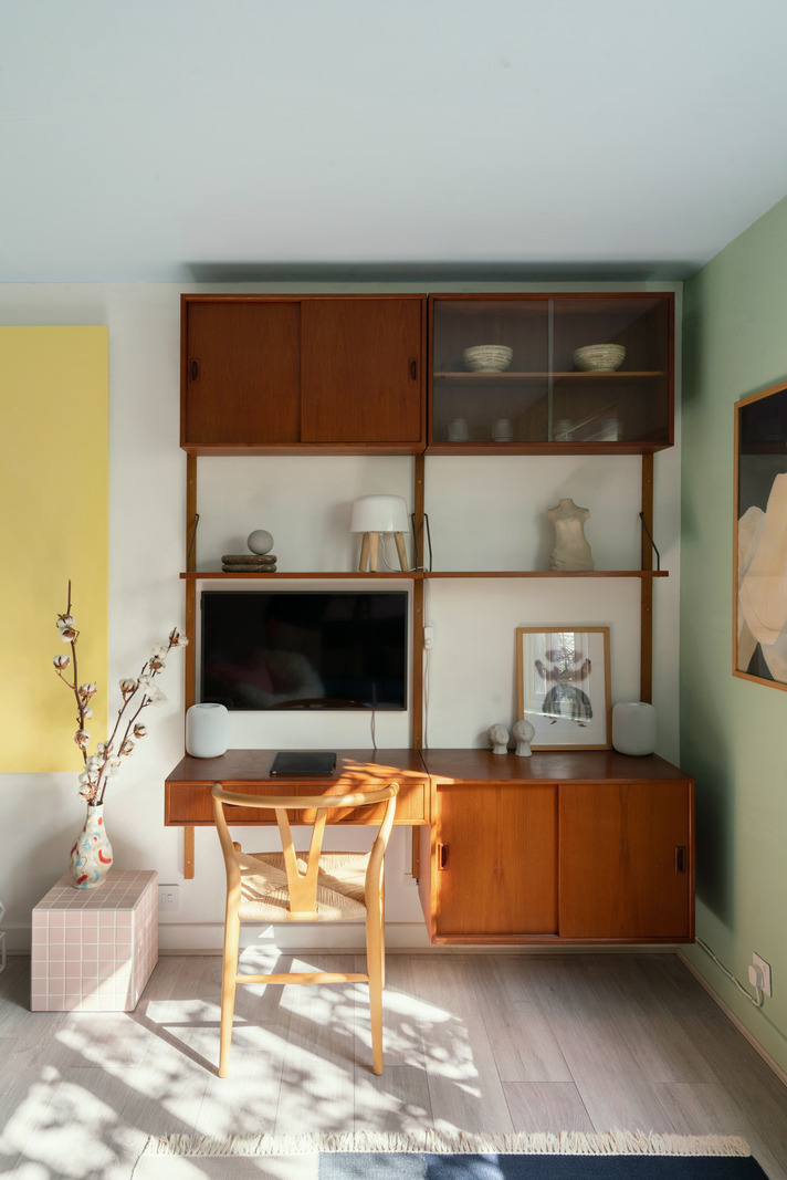 bureau teck vintage