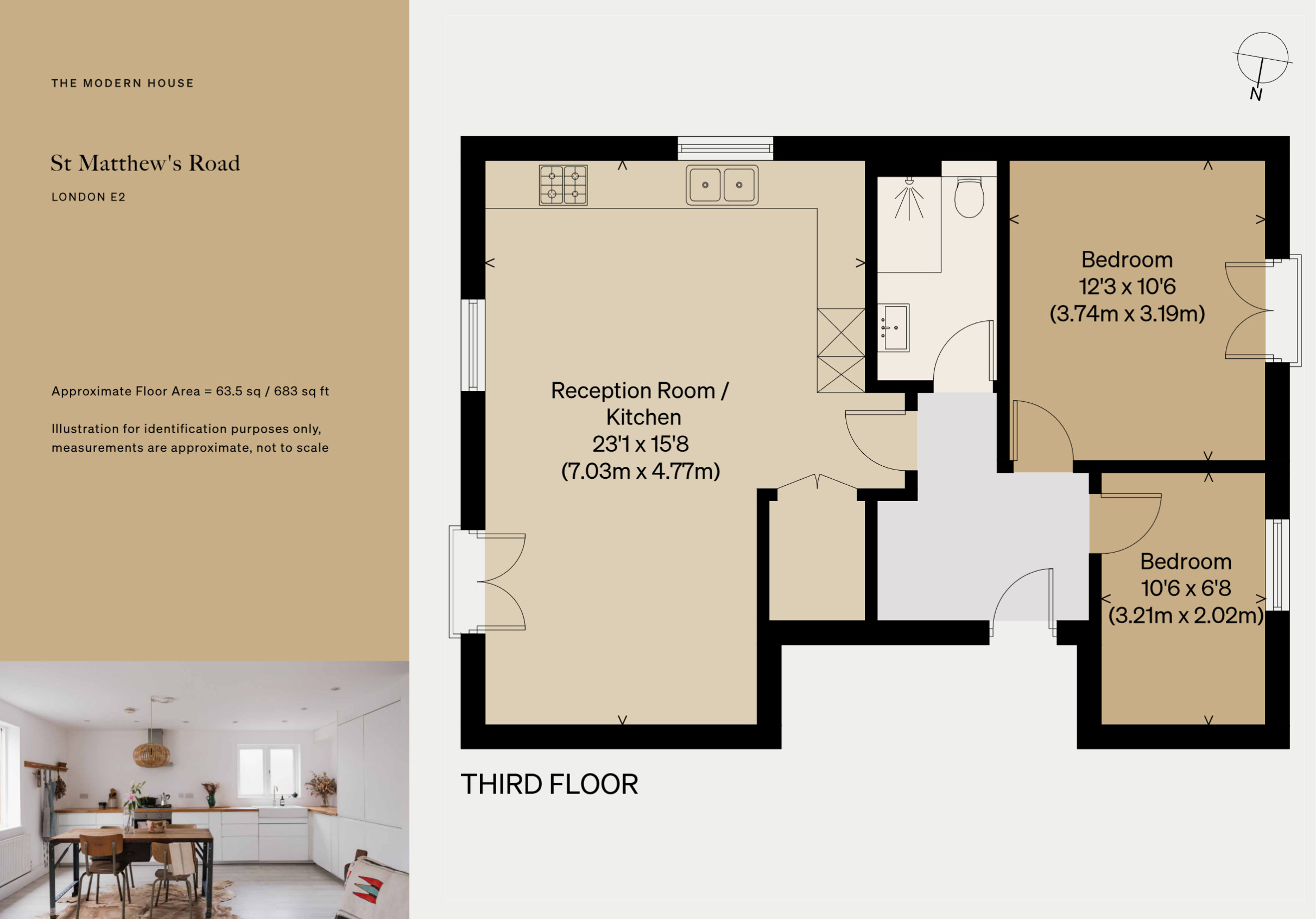 plan appartement 64m2