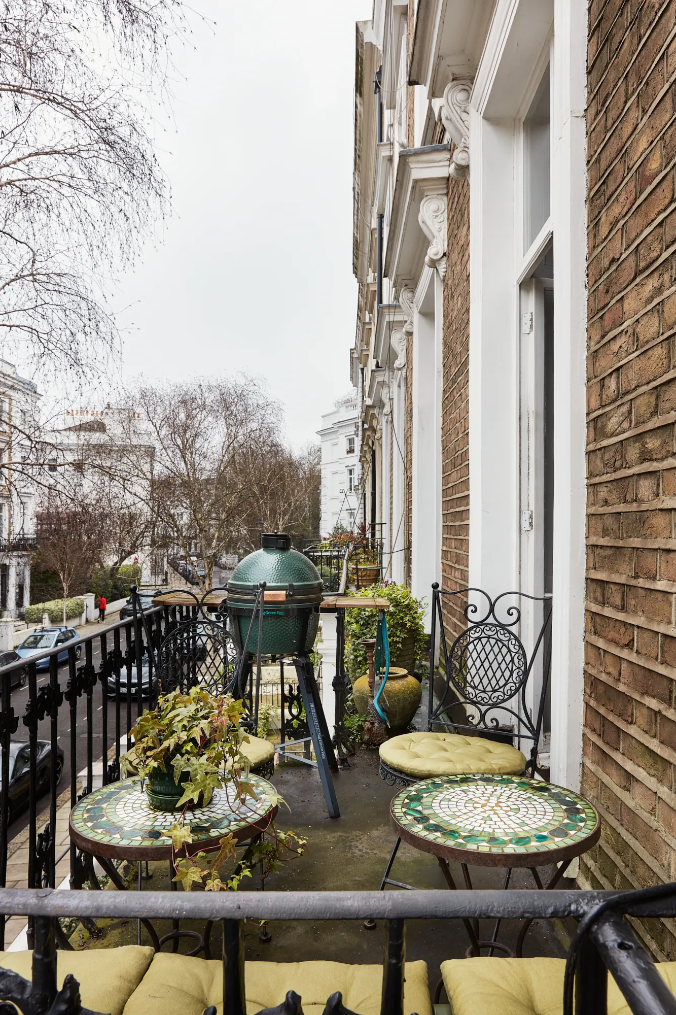 immeuble briques avec balcon Notting Hill immeuble briques avec balcon Notting Hill