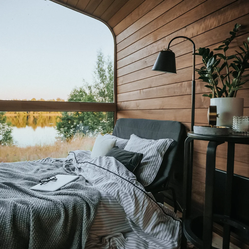 chambre tiny house Vagabond Haven