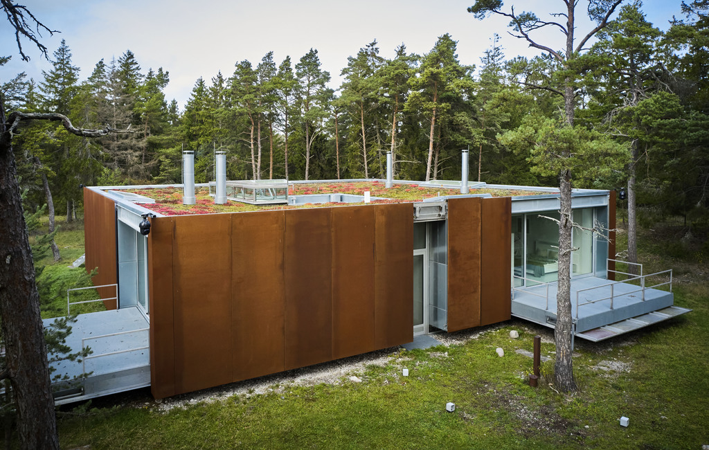 maison architecte Studio Furillen façade acier Corten maison architecte Studio Furillen façade acier Corten