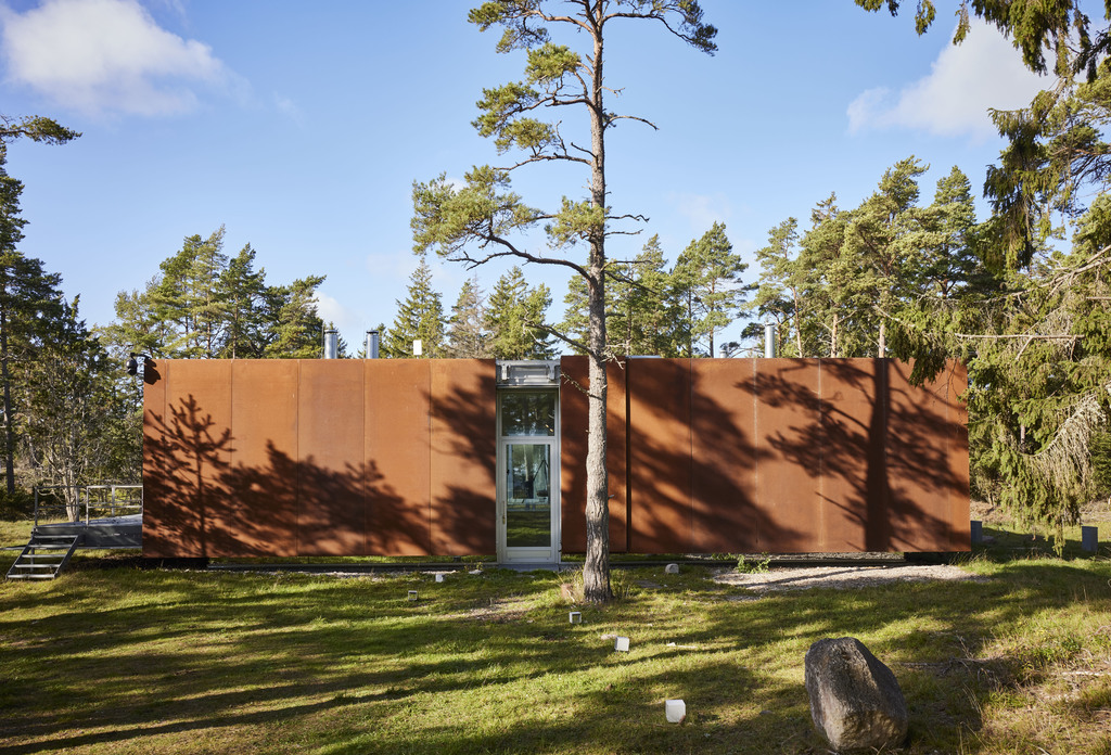 maison architecte Studio Furillen façade acier Corten maison architecte Studio Furillen façade acier Corten