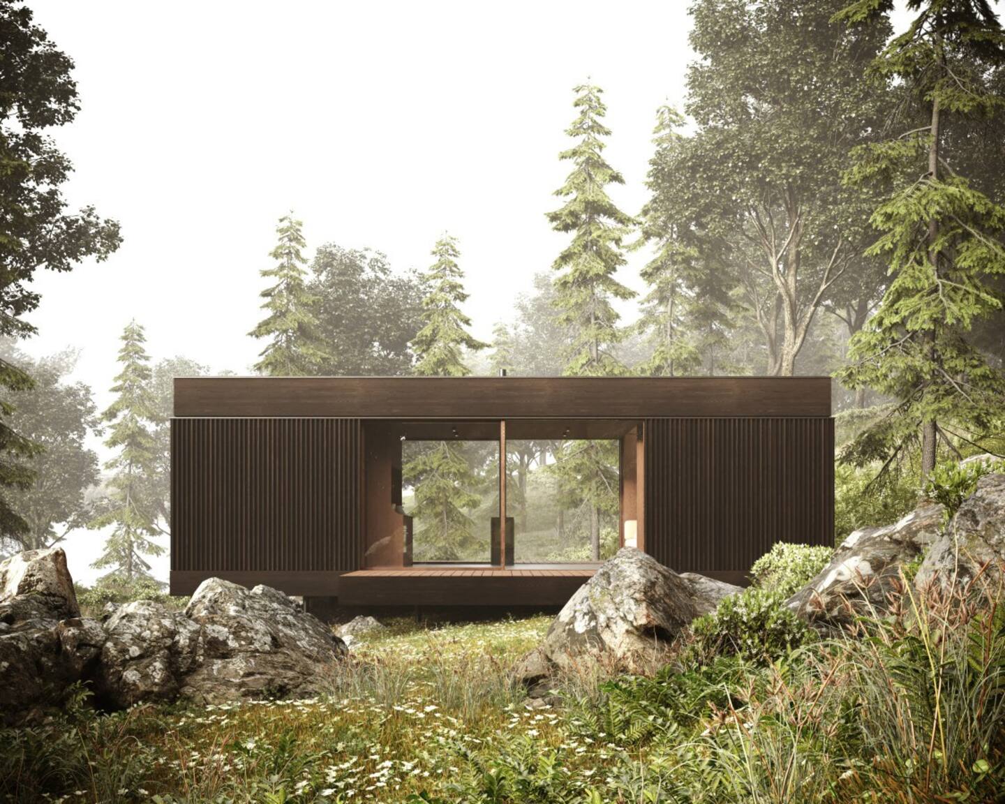 petite maison contemporaine design Landet Stay