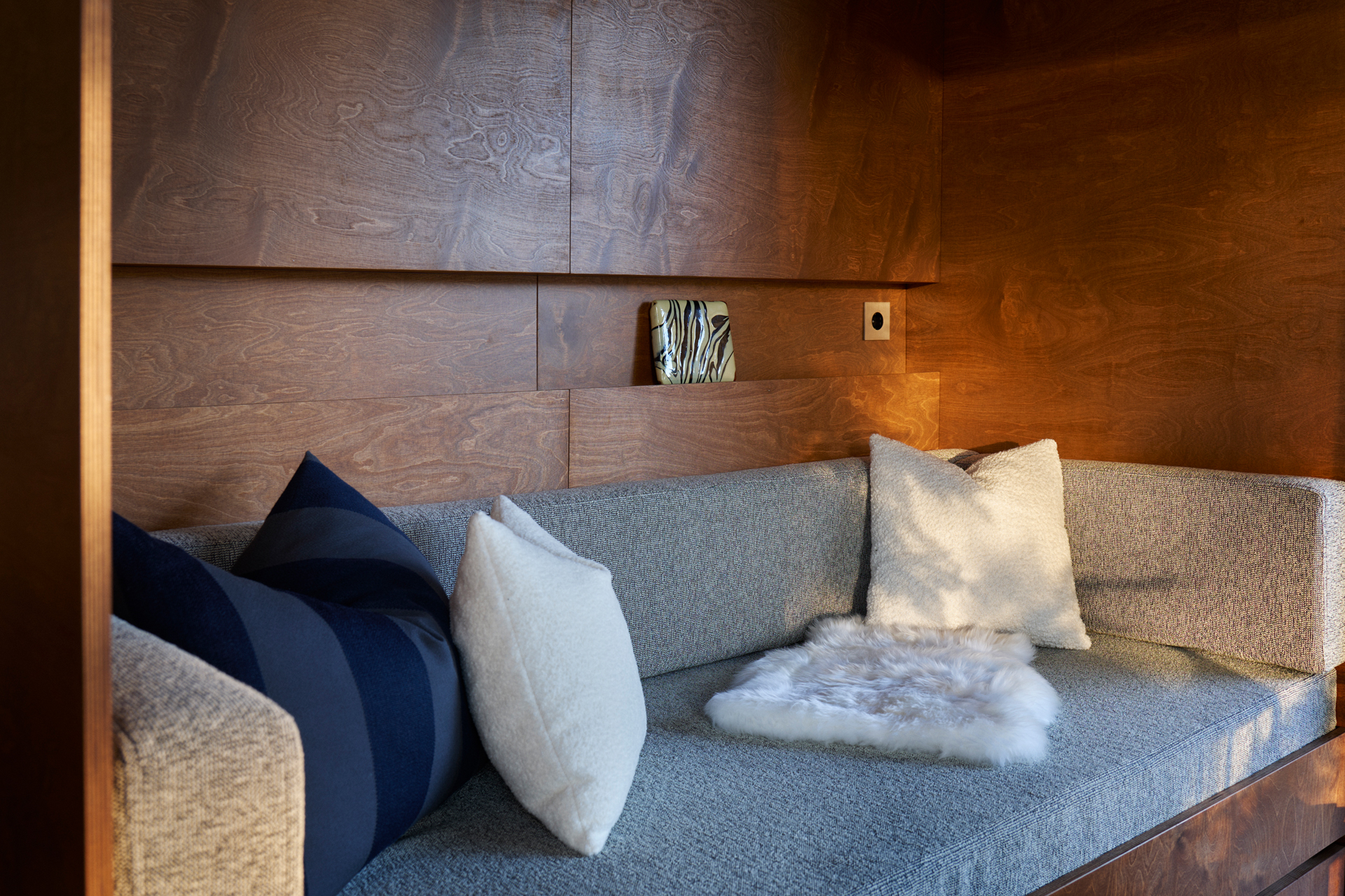 salon petite maison contemporaine design Landet Stay