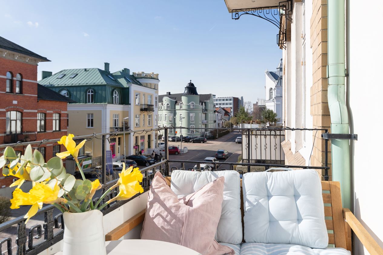 balcon appartement décoration scandinave