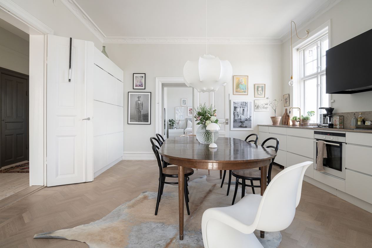 cuisine design décoration scandinave blanche