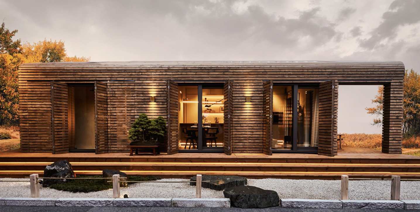 maison bois préfabriquée 60m2