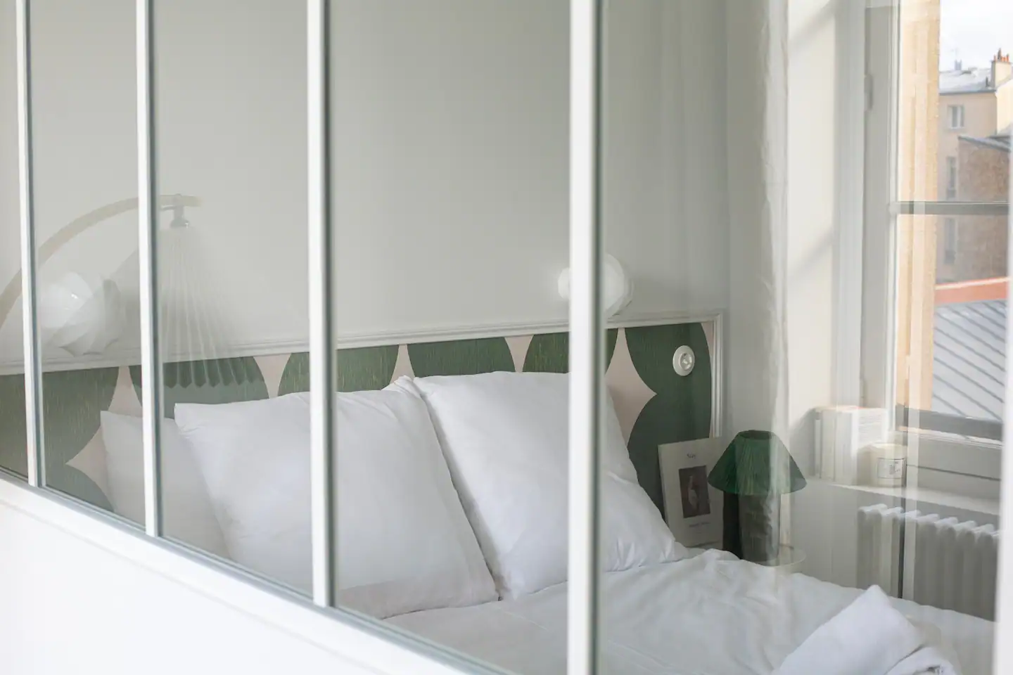 chambre avec verrière blanche chambre avec verrière blanche