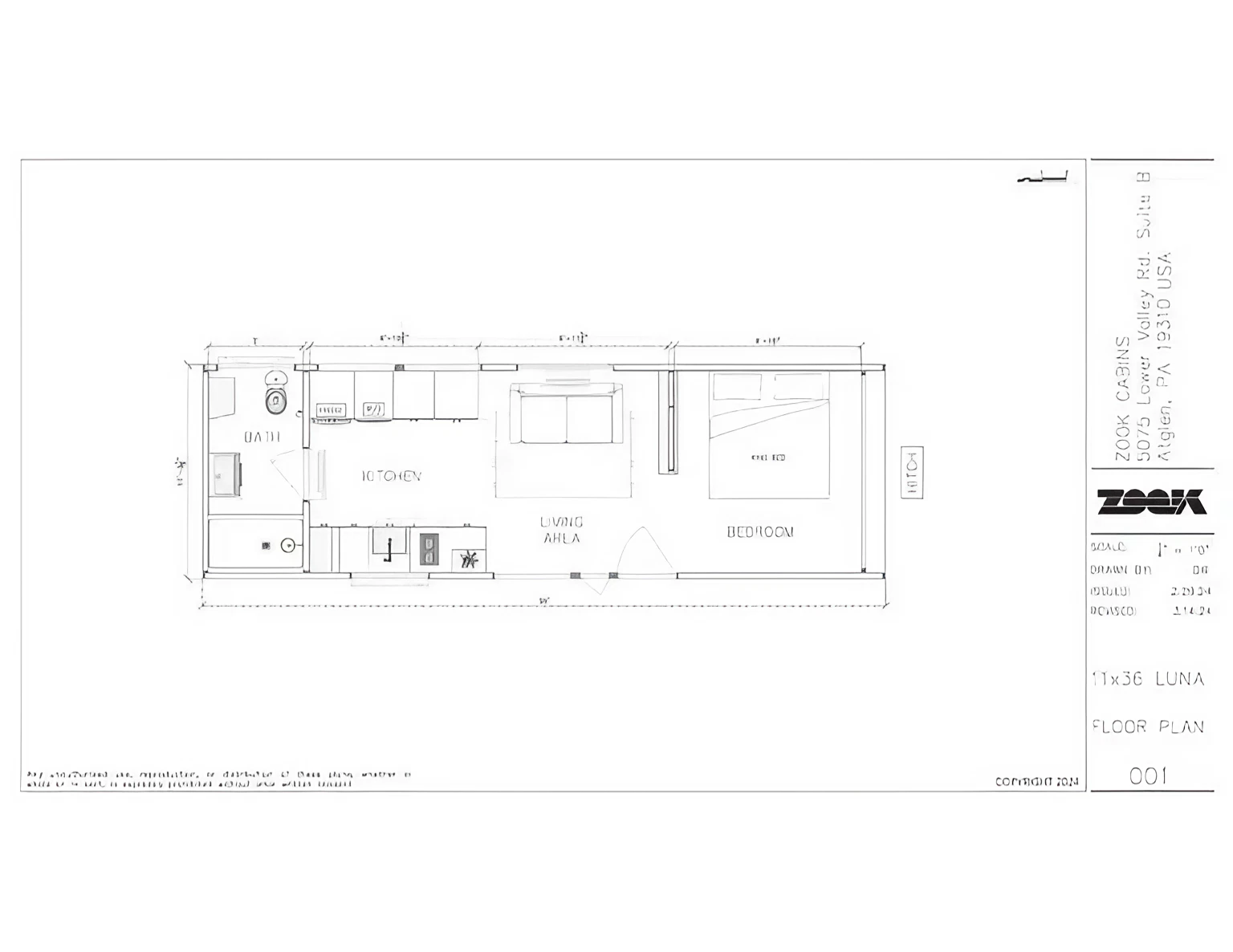 plan tiny house The Luna Zook Cabins plan tiny house The Luna Zook Cabins