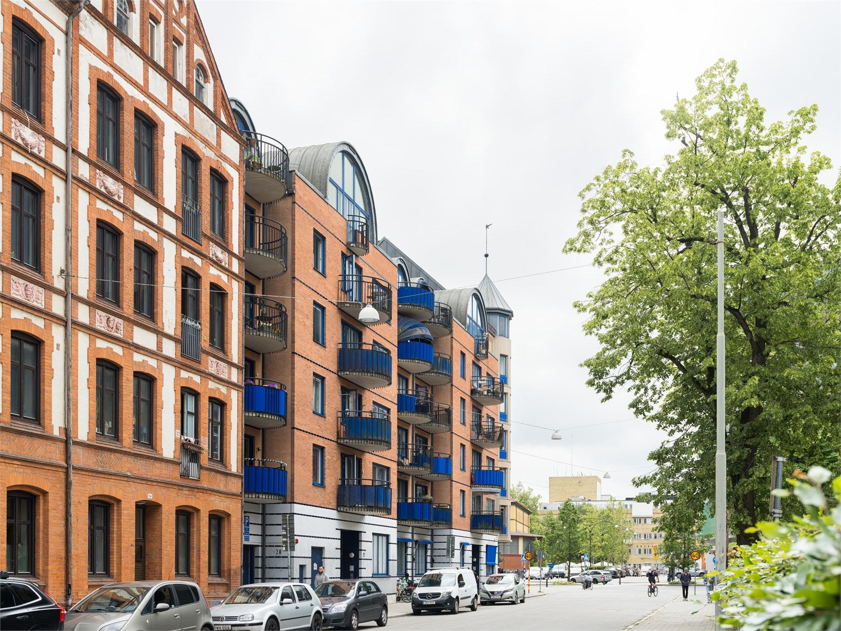 immeuble briques Malmö Suède immeuble briques Malmö Suède