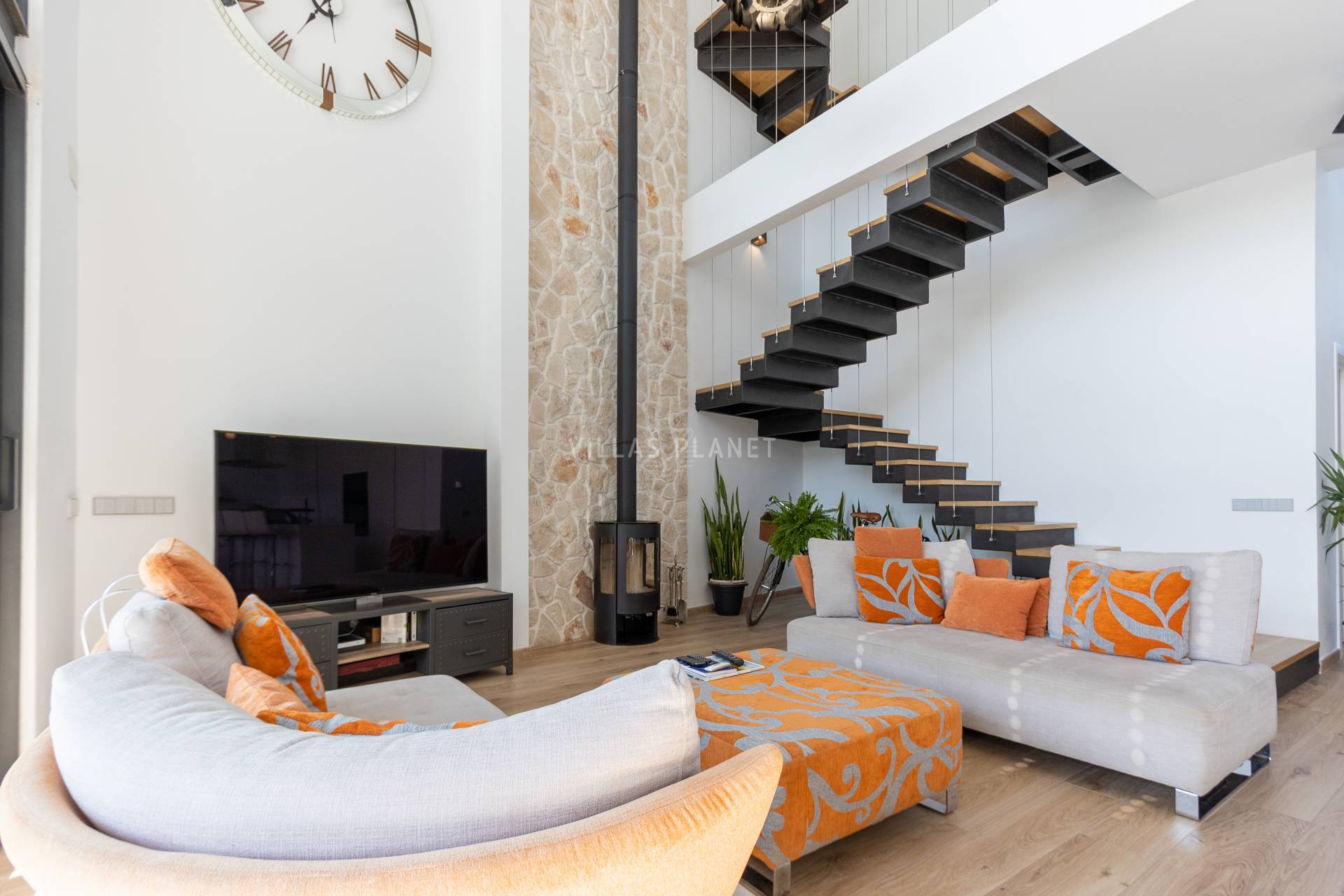 salon loft décoration contemporaine