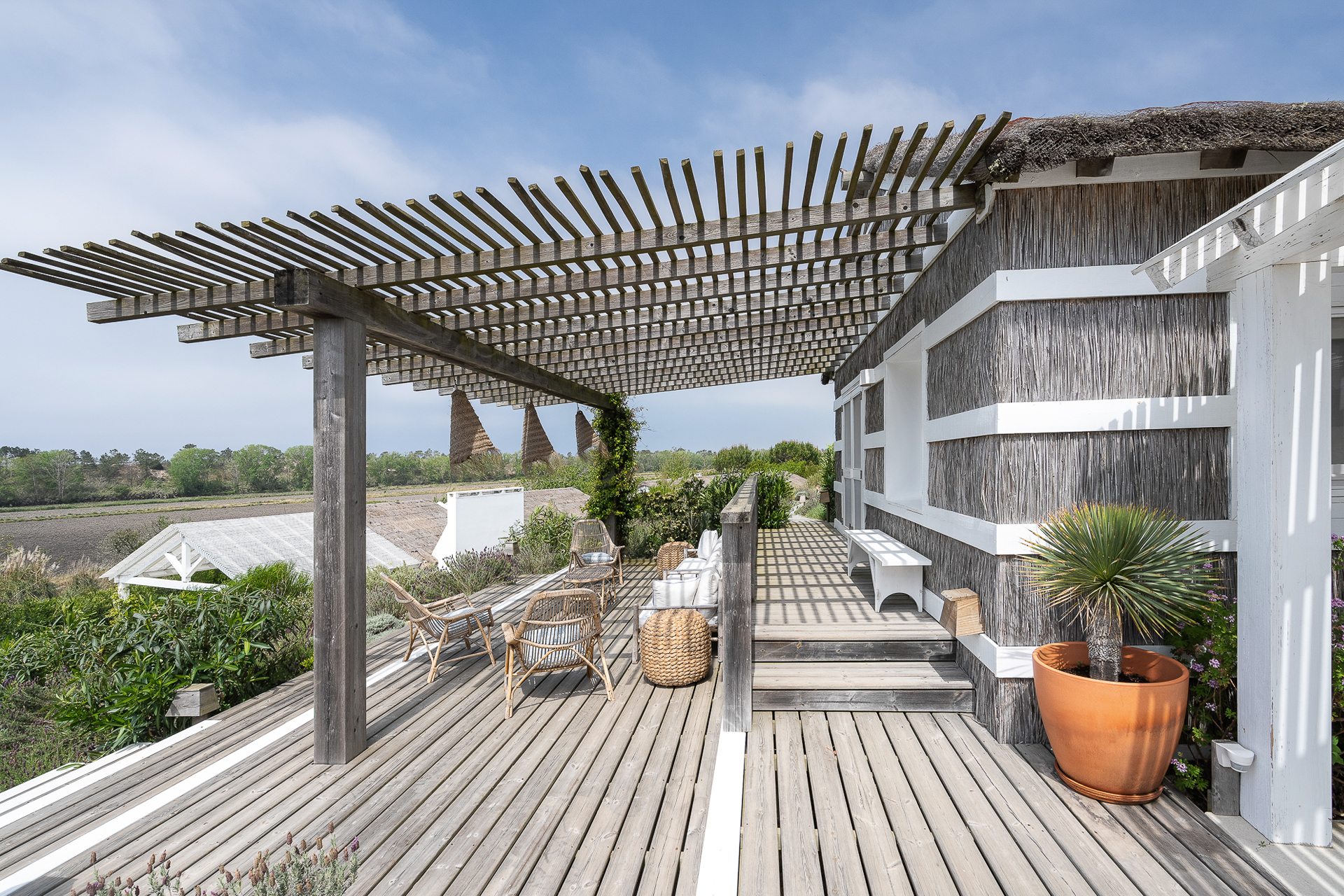 terrasse avec pergola maison Comporta terrasse avec pergola maison Comporta