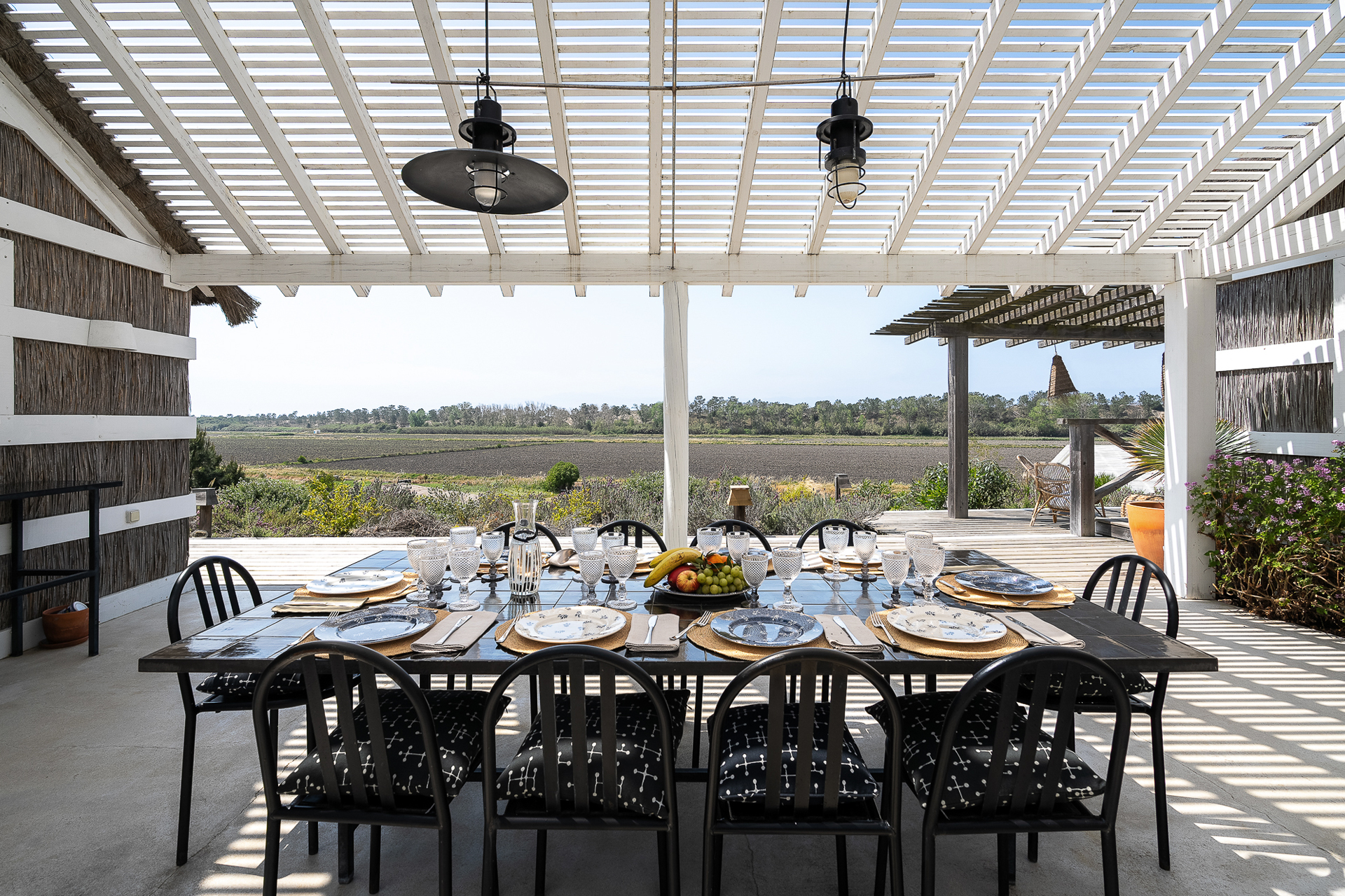 terrasse avec pergola maison Comporta terrasse avec pergola maison Comporta