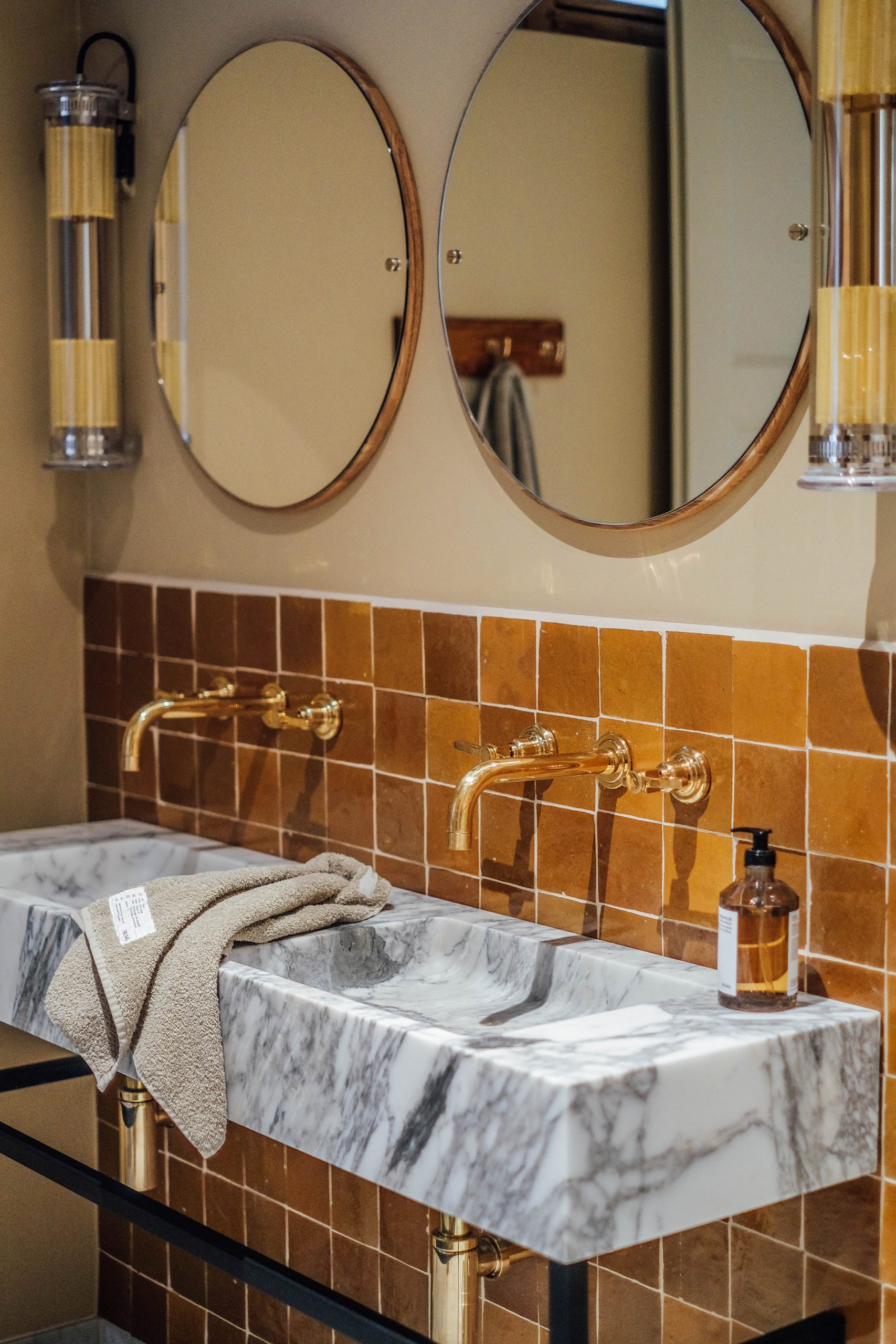 salle de bain décoration campagne chic