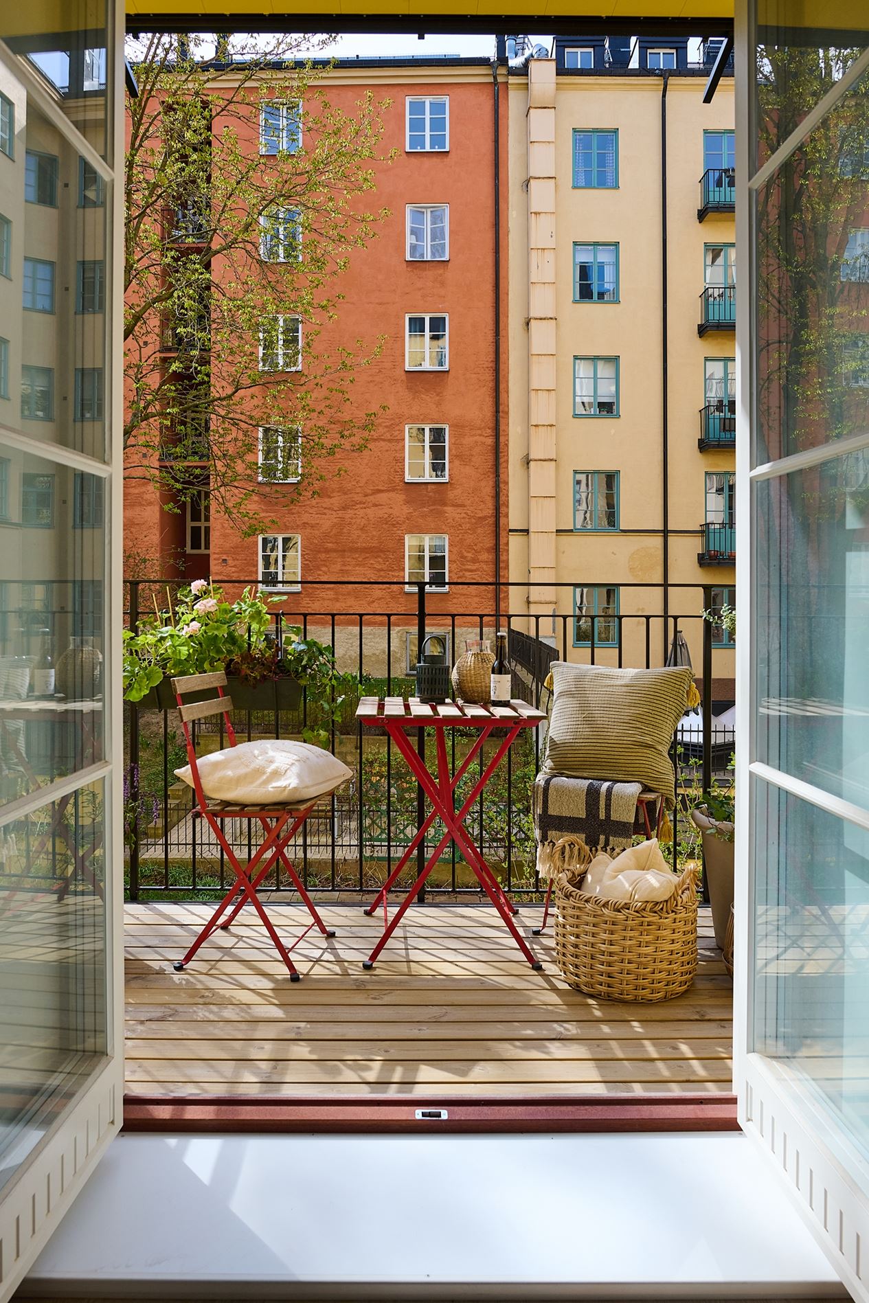 balcon sur cour