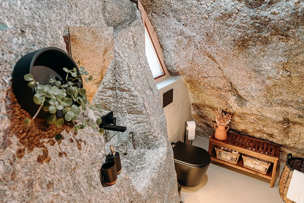 salle de bain maison en bois et roche salle de bain maison en bois et roche