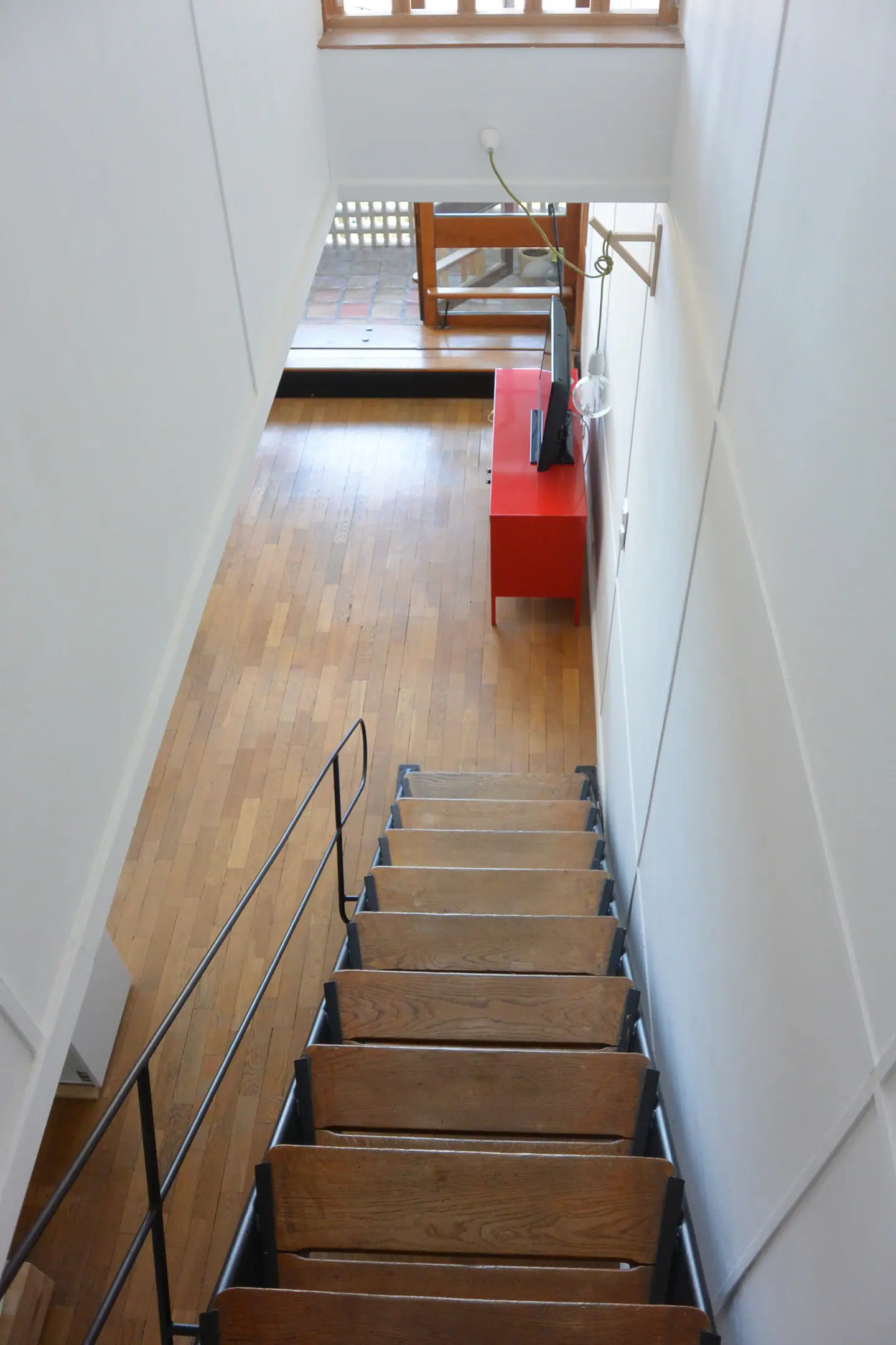escalier bois Le Corbusier
