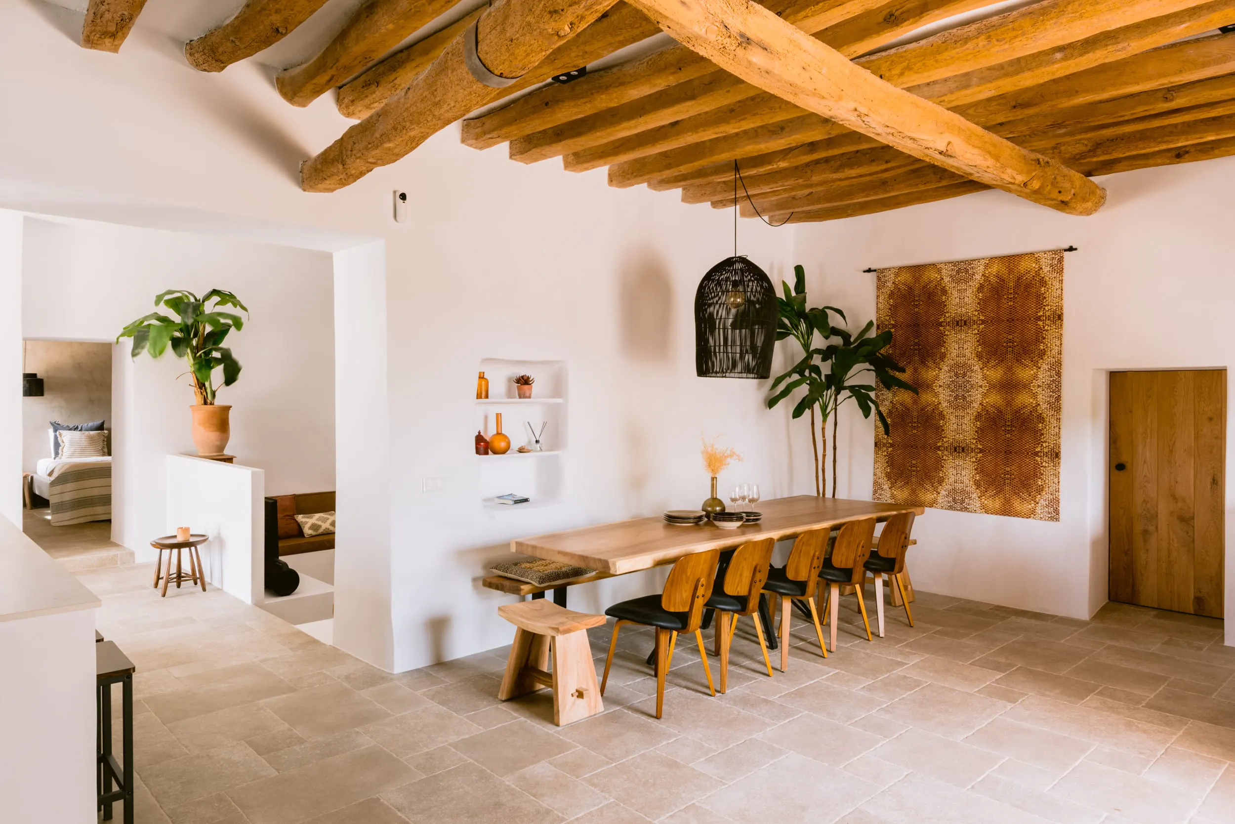 salle à manger familiale avec poutres salle à manger familiale avec poutres