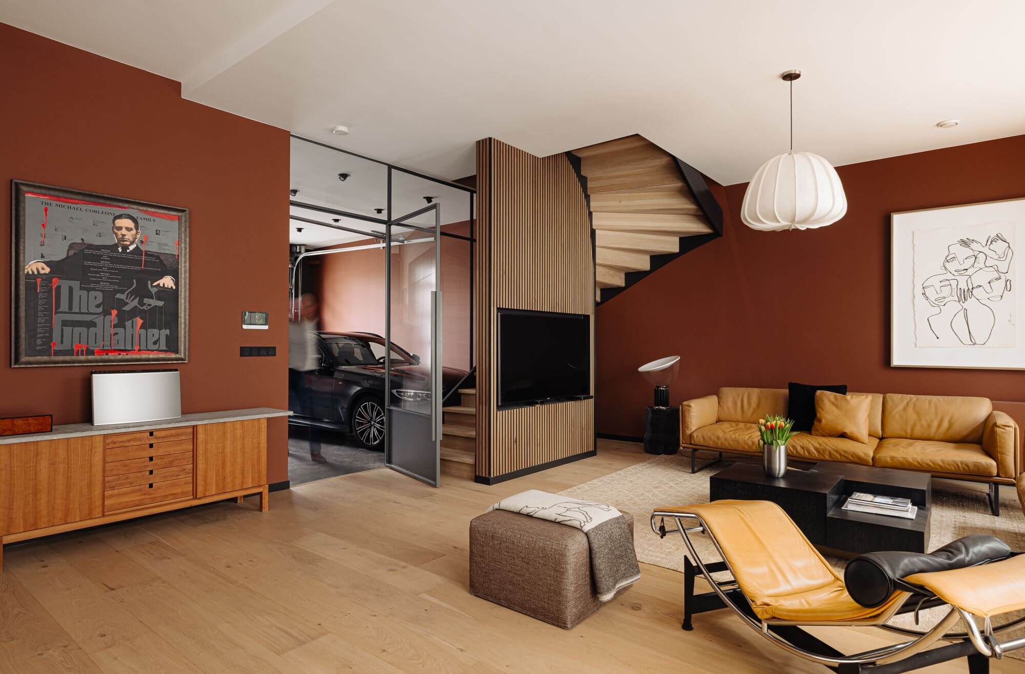 Un appartement atypique et chaleureux dans un ancien garage