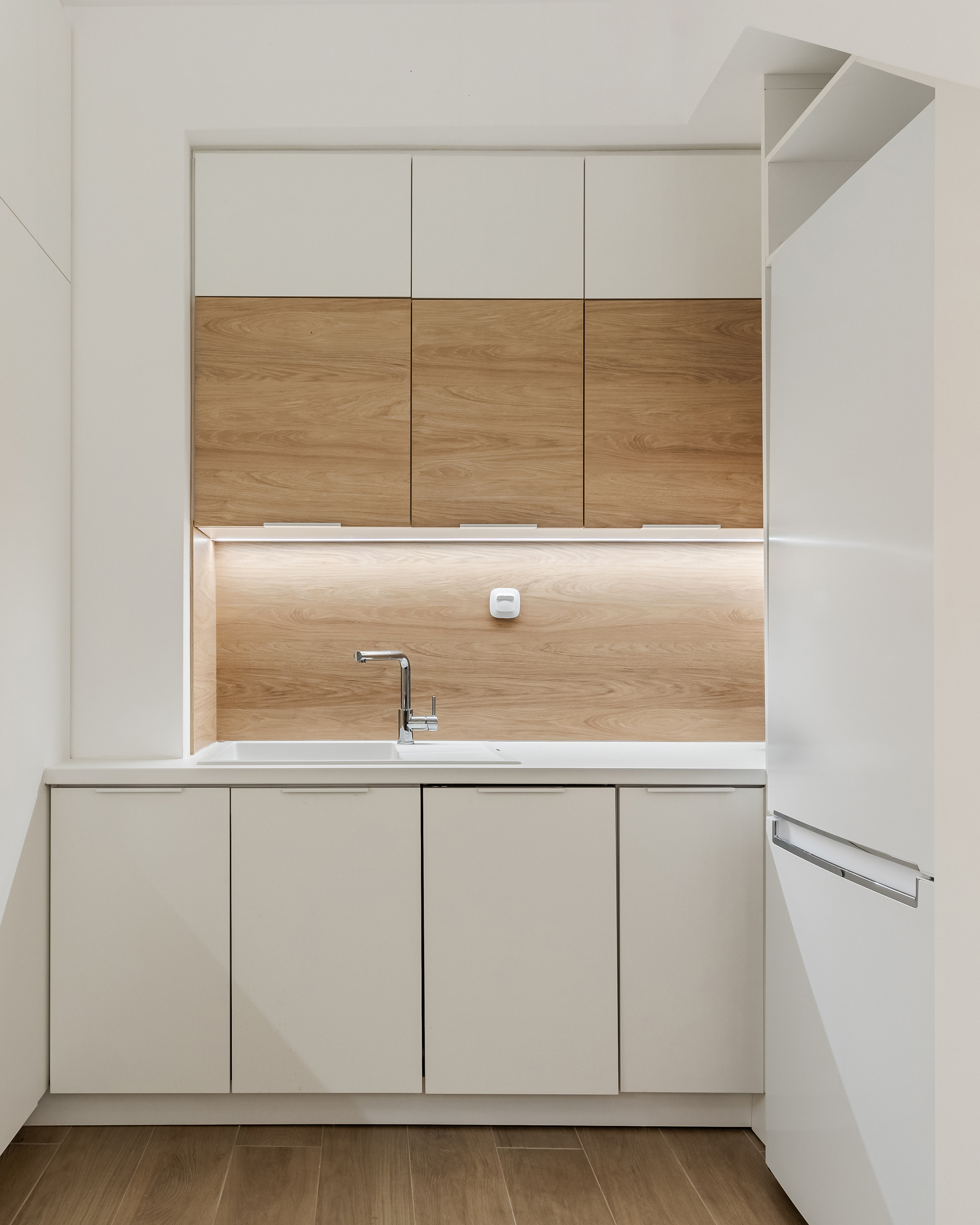 cuisine design blanche et bois cuisine design blanche et bois