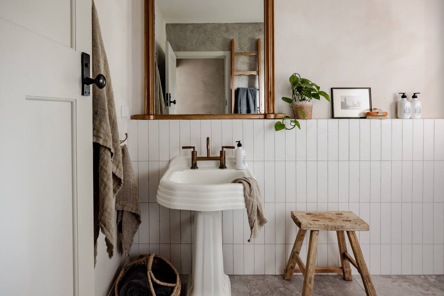 salle de bain vintage