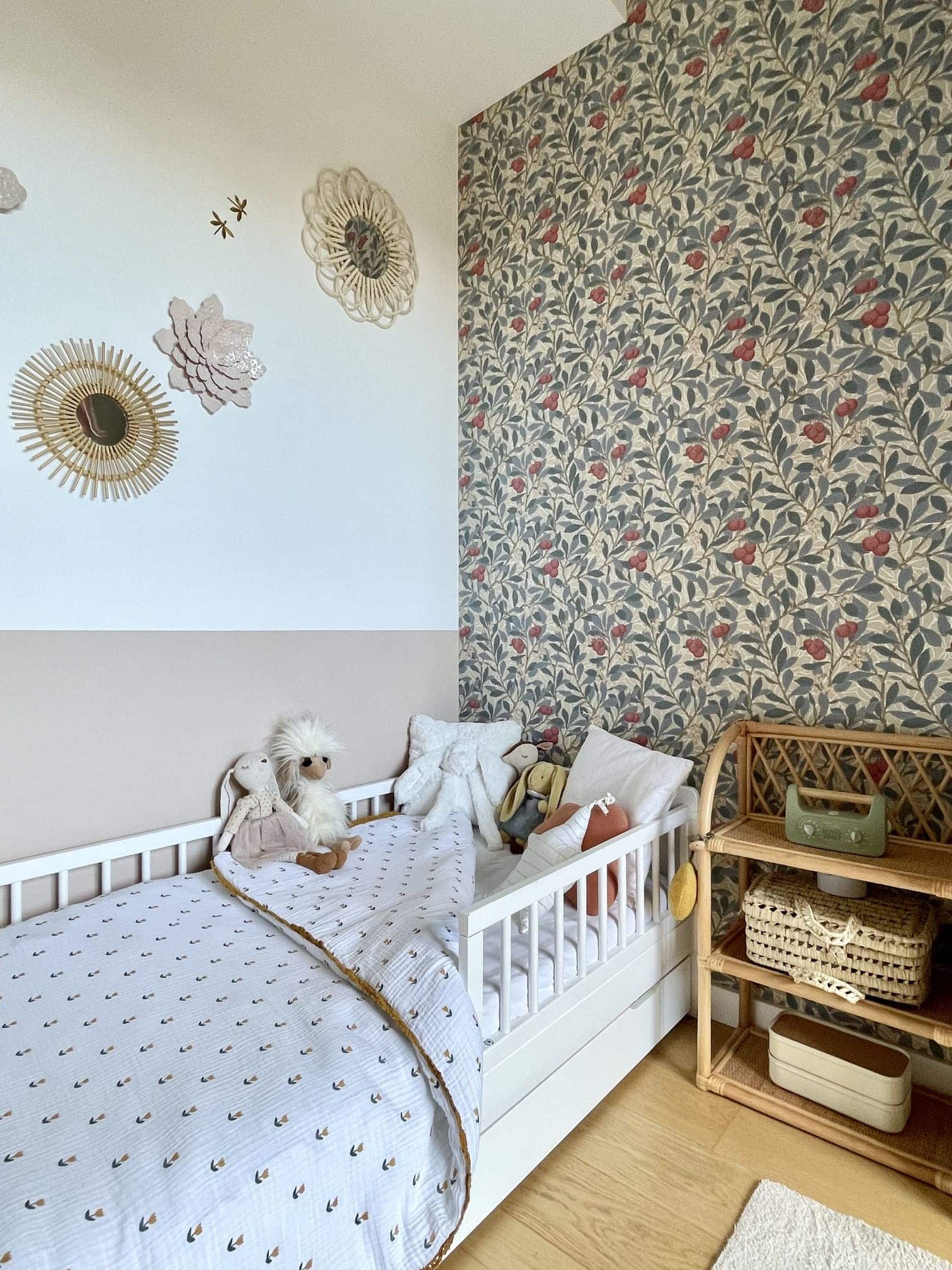 chambre enfant appartement rénové par par Charlotte Gille de Happy Pog