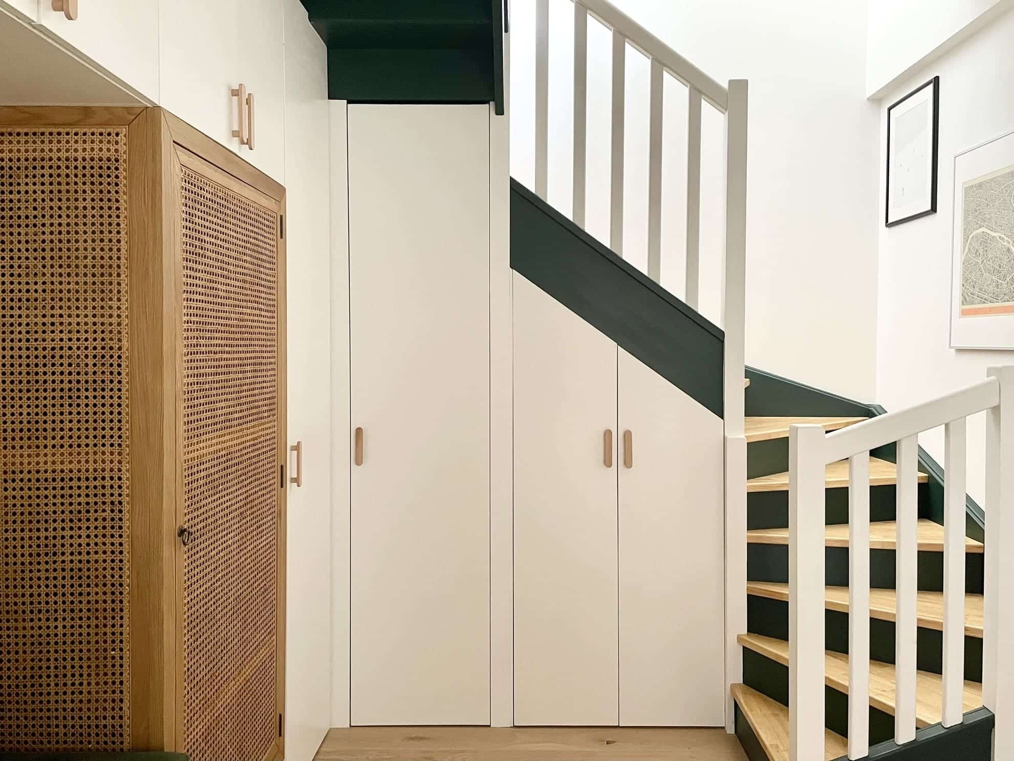 entrée décoration contemporaine appartement rénové par par Charlotte Gille de Happy Pog