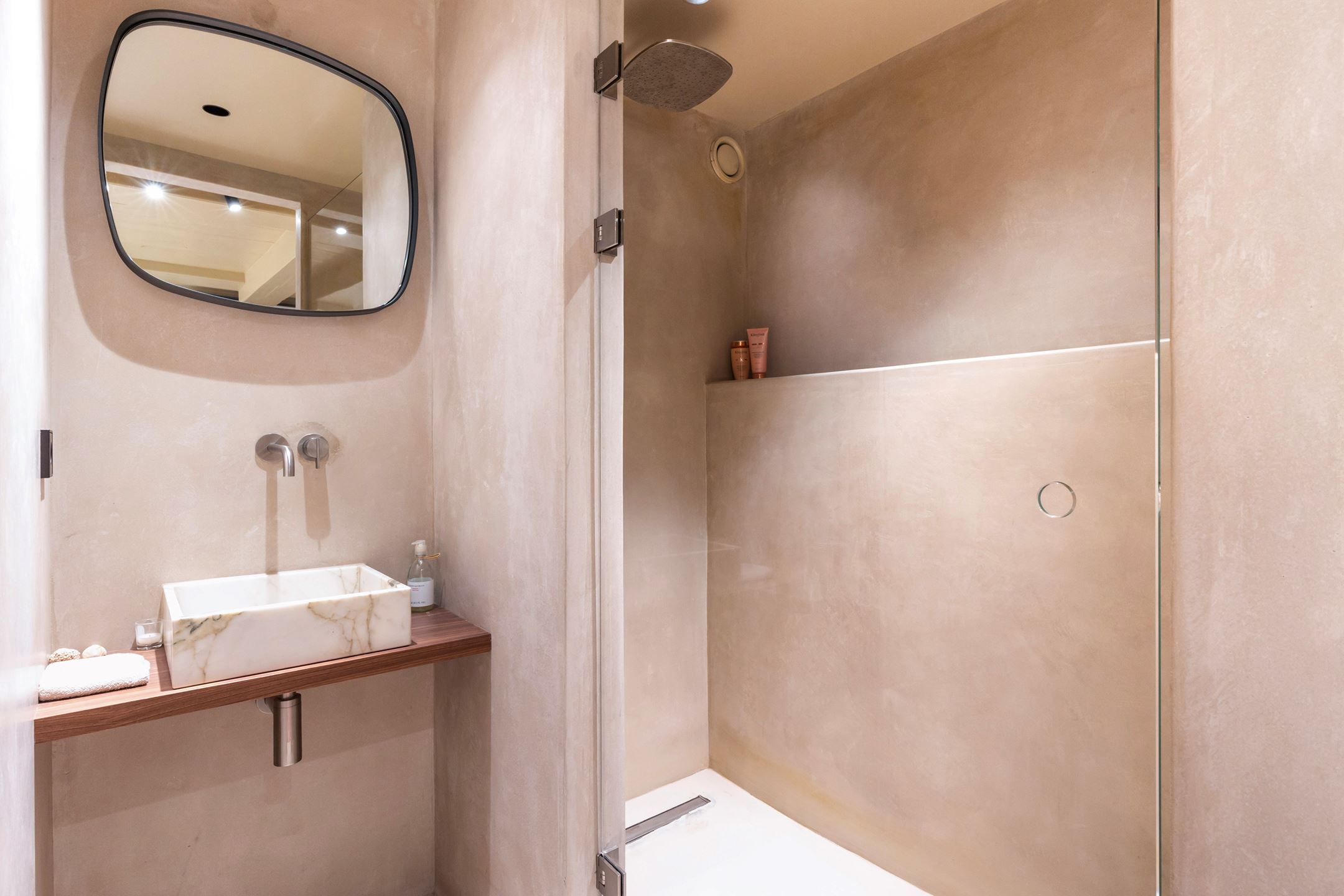 salle de bain tadelakt décoration contemporaine salle de bain tadelakt décoration contemporaine