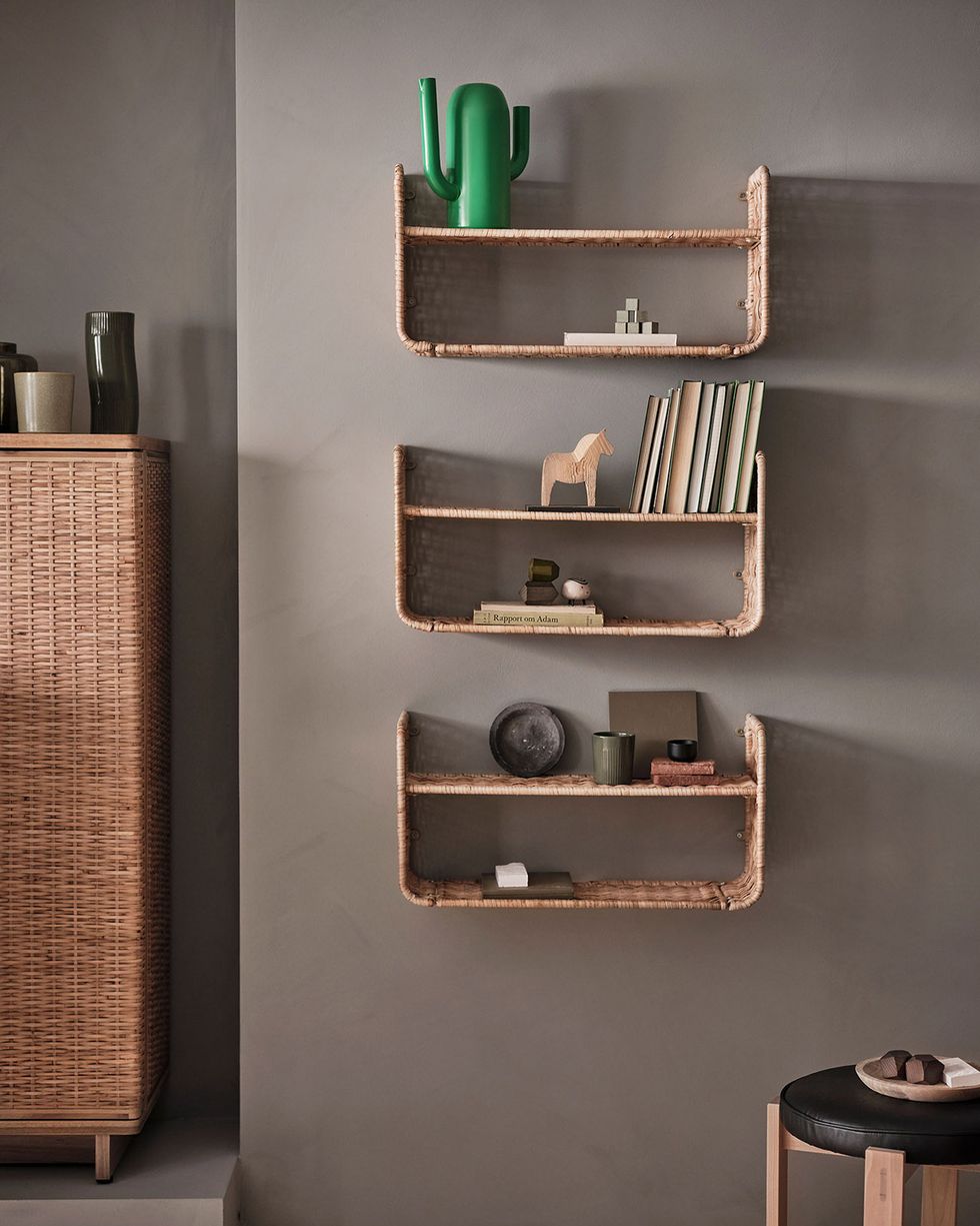 etagère rotin catalogue IKEA 2024