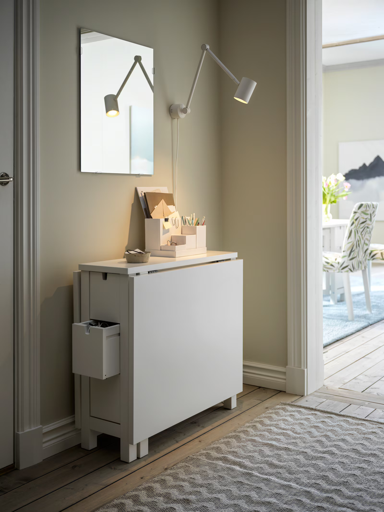 console table extensible IKEA dans entrée console table extensible IKEA dans entrée