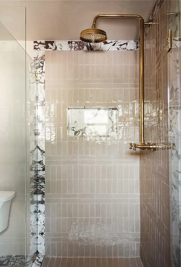 salle de bain style rétro