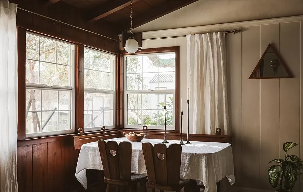 salle à manger décoration rustique